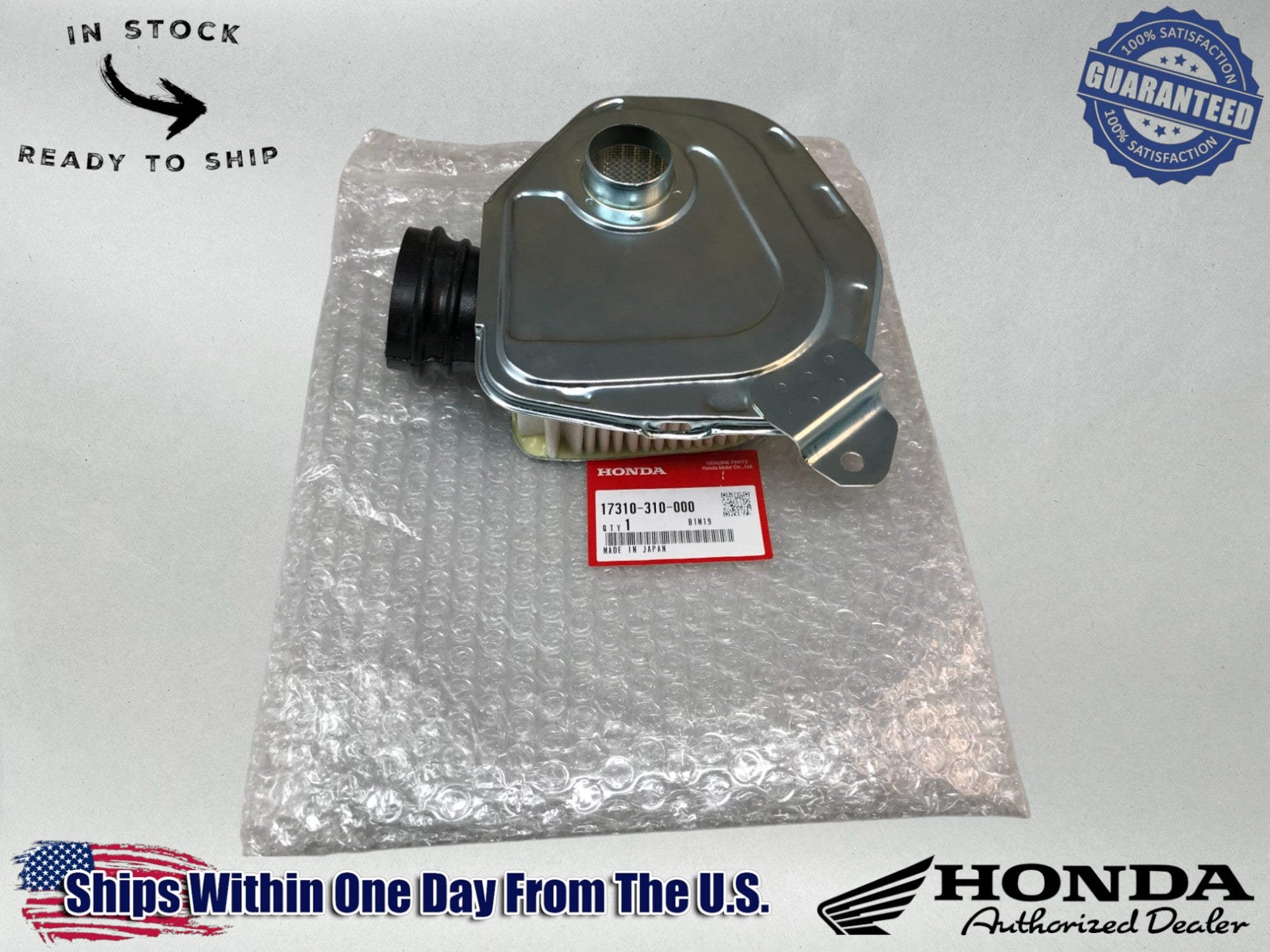 Honda Genuine OEM L. Air Cleaner Element  17310-310-000