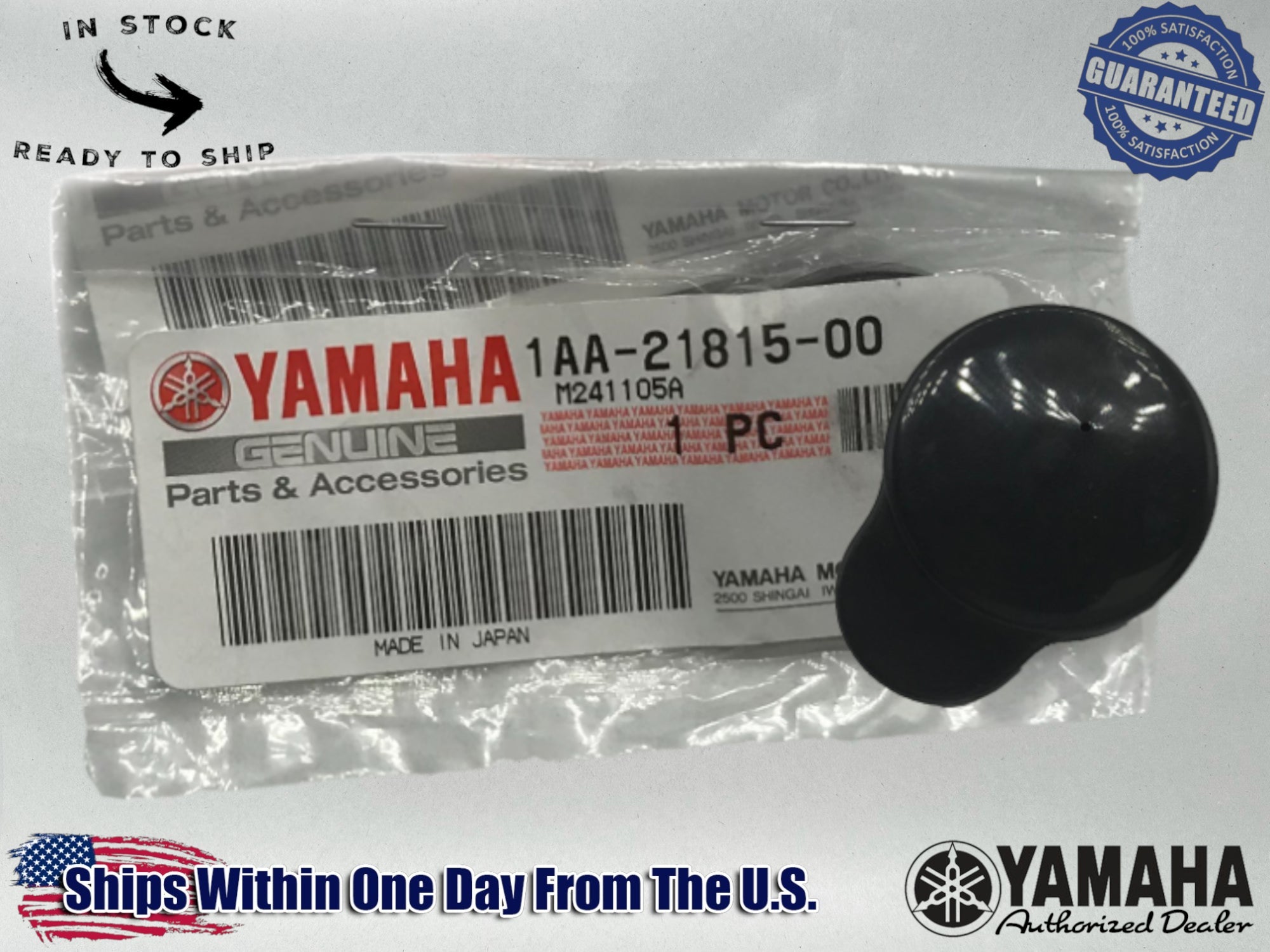 Yamaha Genuine OEM Overflow Coolant Tank Cap Reservoir Lid 1AA-21815-00-00