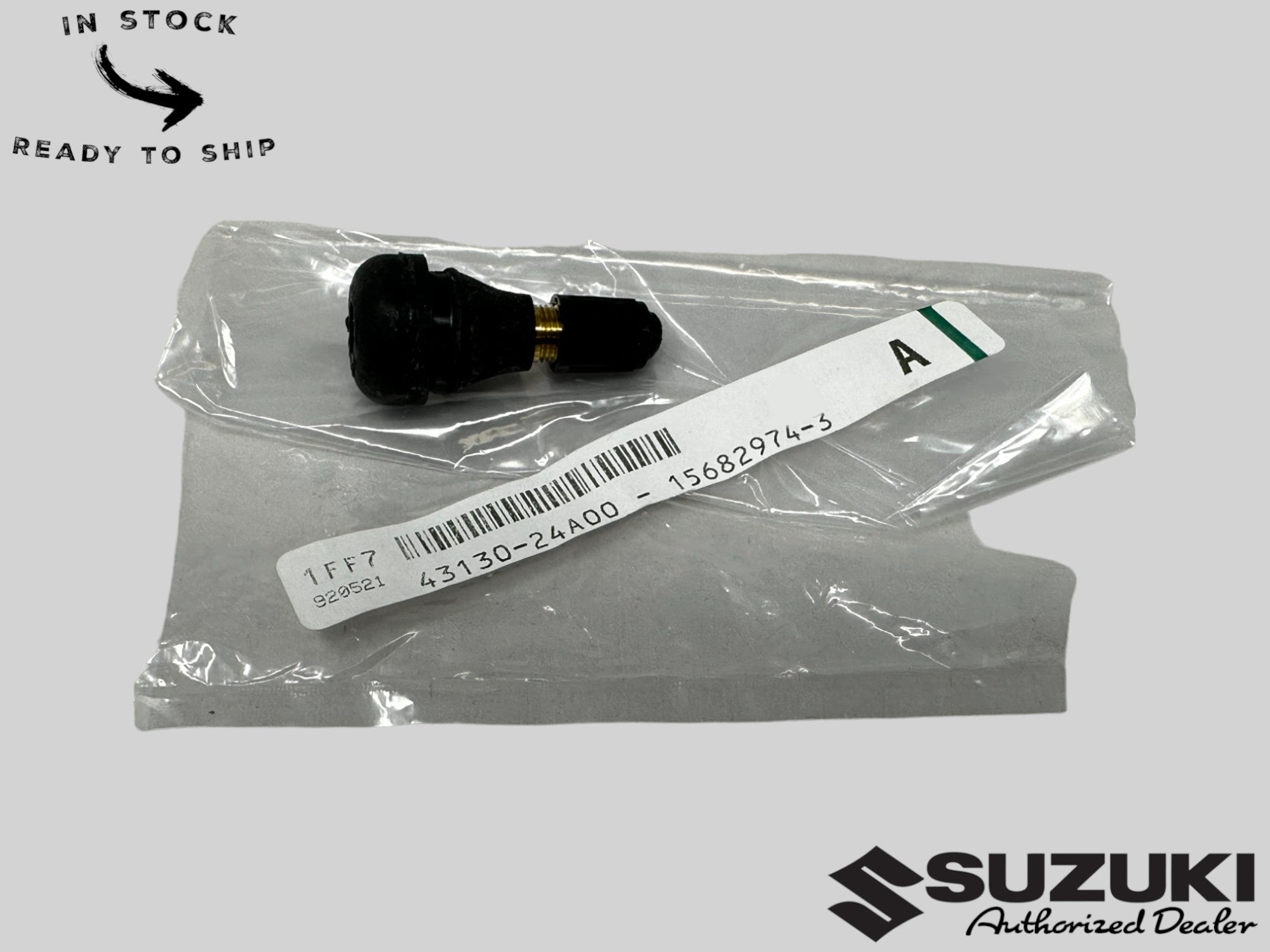Genuine Suzuki Rubber Valve Stem Standard Tubeless Type 11.3mm 43130-24A00