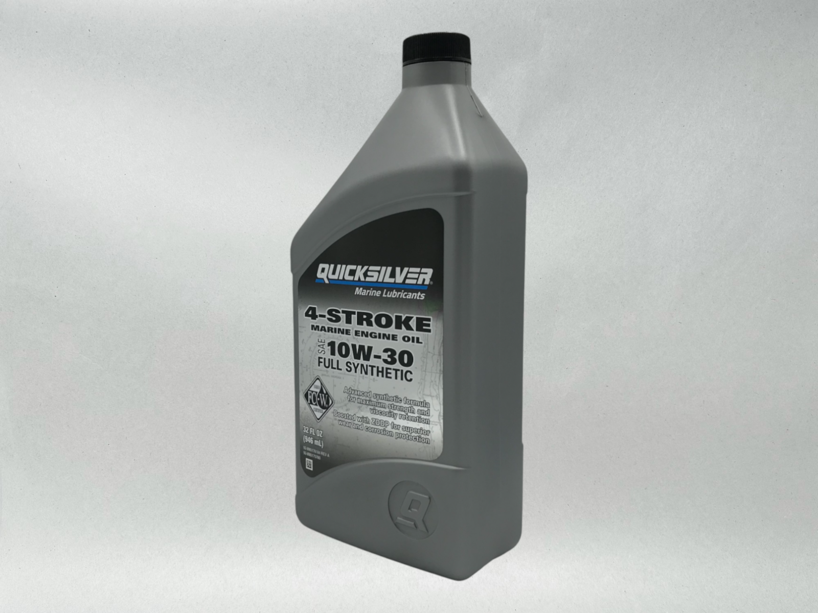 Quicksilver OEM Full Synthetic 10W30 Marine Oil Quart 92-8M0175780