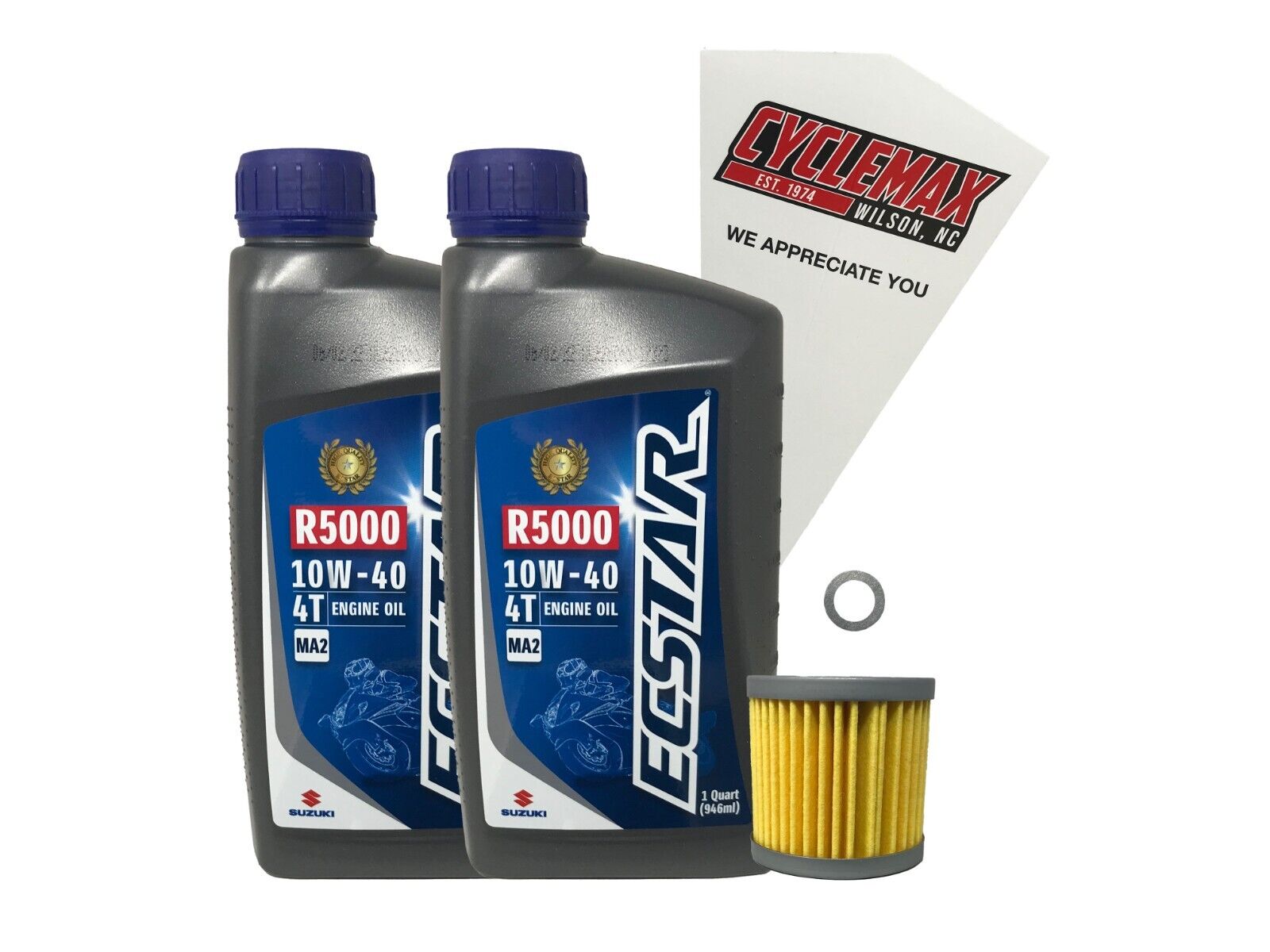 Cyclemax OEM Standard Oil Change Kit fits 2006-2010 Suzuki LT-R450