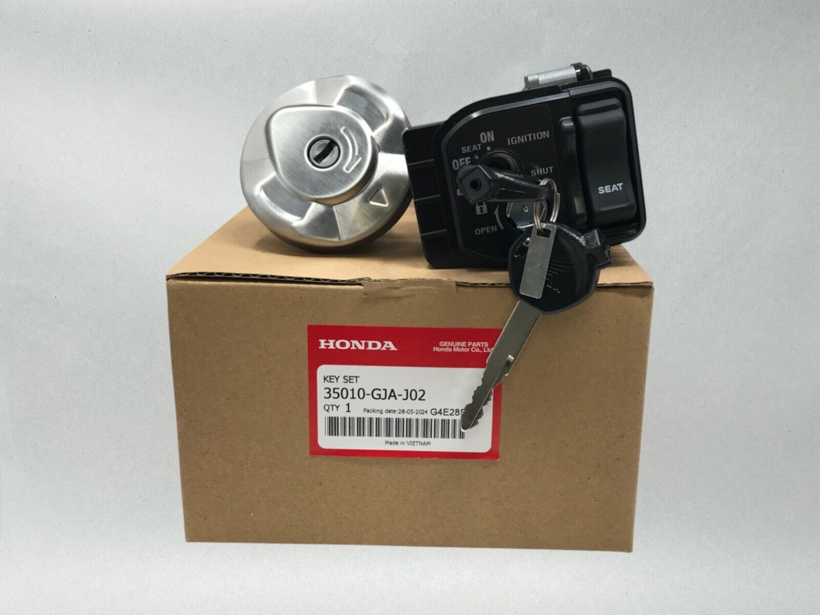 Honda Ignition Switch Lock Set 16+ NCW50 Keys Gas Cap Kit S282 35010-GJA-J02