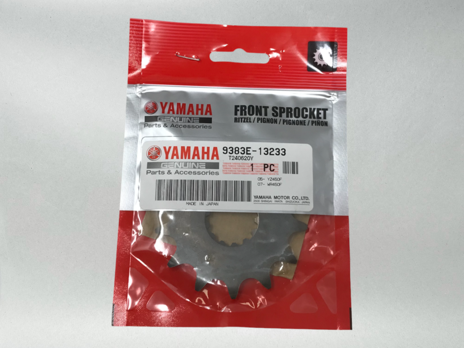 Yamaha Genuine OEM Authentic Front Sprocket 13T Tooth 9383E-13233-00
