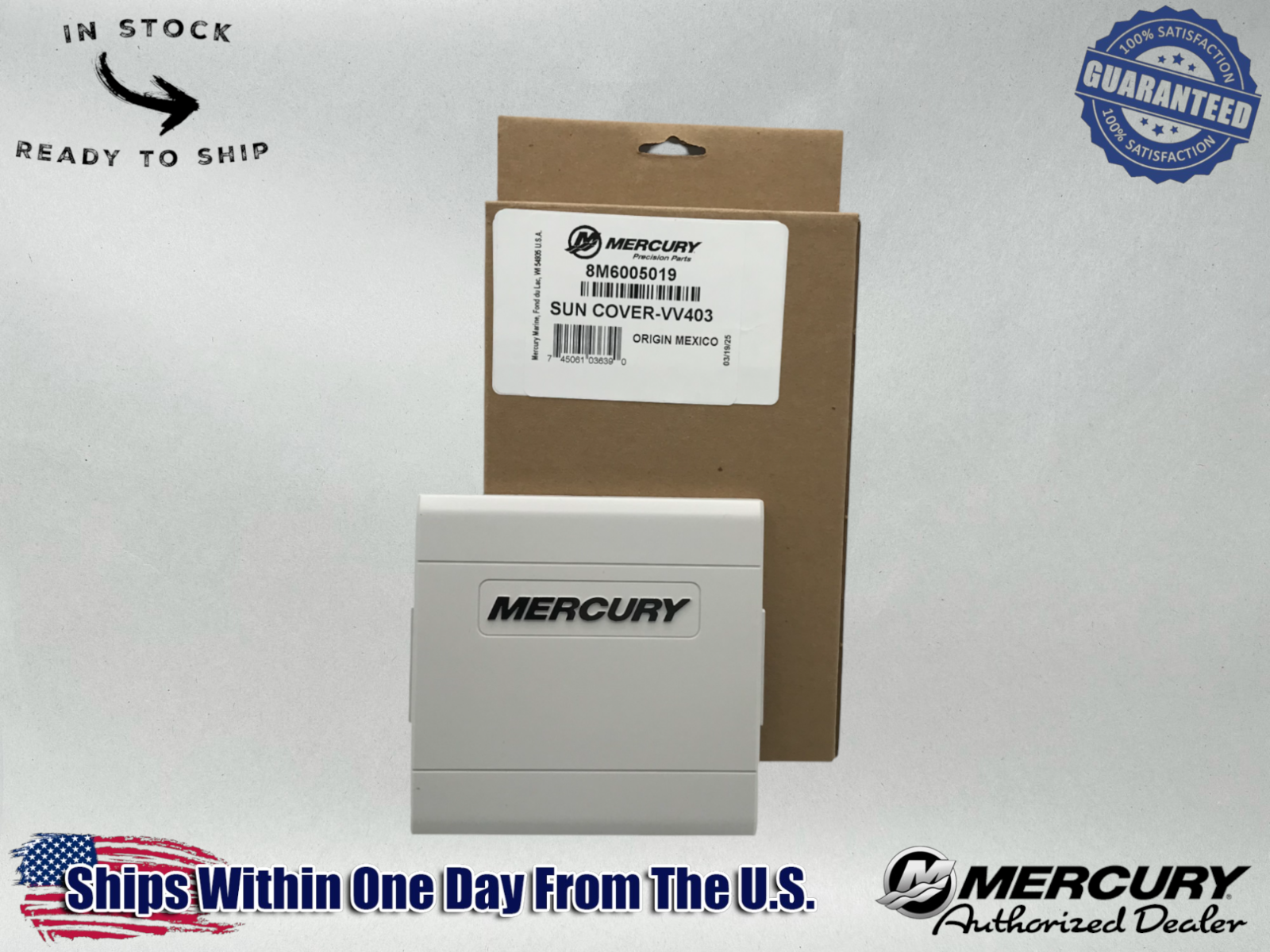 Mercury Genuine OEM Authentic Smart Craft Vessel View 403 Sun Cover 8M6005019