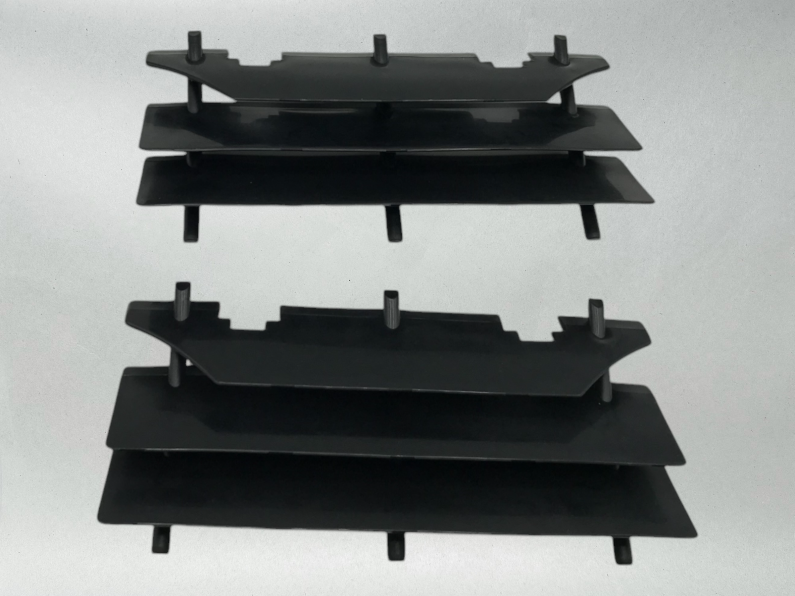 2 Suzuki Black Radiator Cover Guards RM125/250 RMX250 RM RMX 125 250 17831-26C00