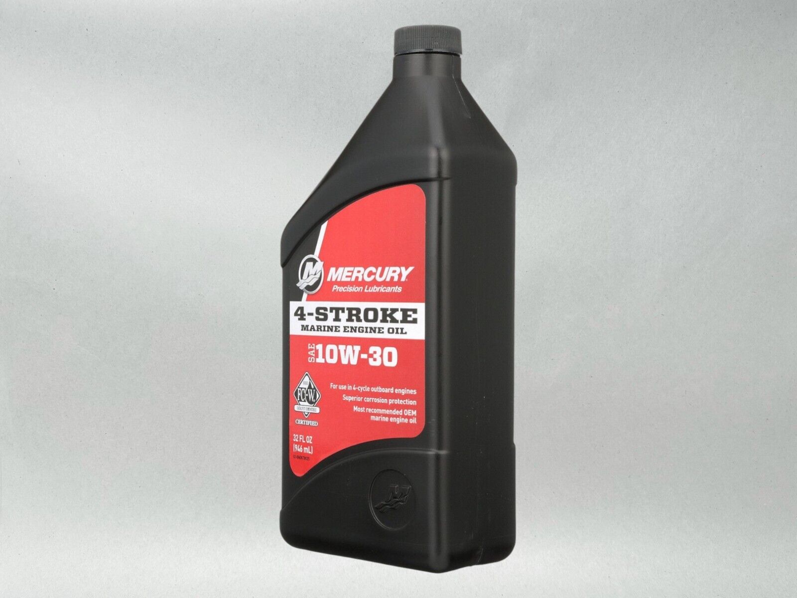 Mercury OEM SAE 10W-30 Mineral 4-Stroke Marine Engine Oil Quart 8M0078625-2PACK