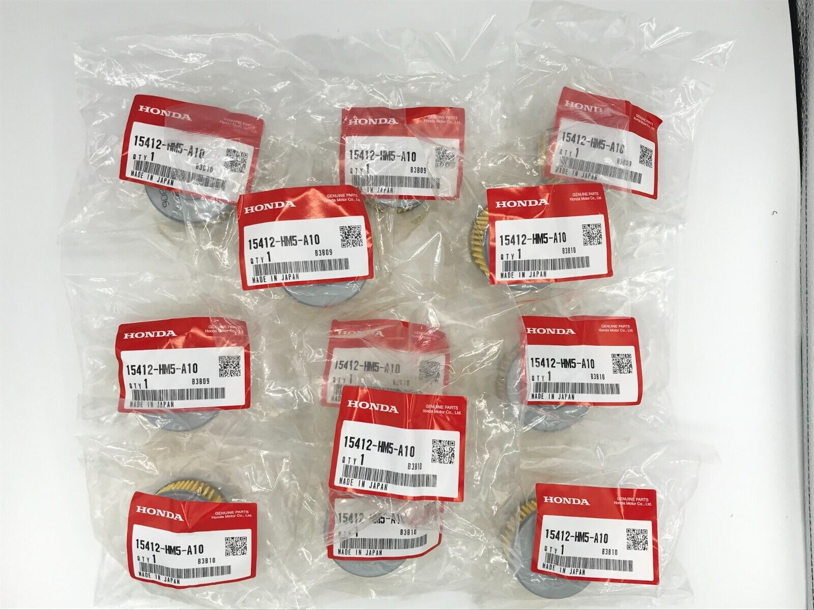 12 Pack Honda OEM Oil Filter 15412-HM5-A10 TRX350 TRX400 TRX450 Rancher Foreman