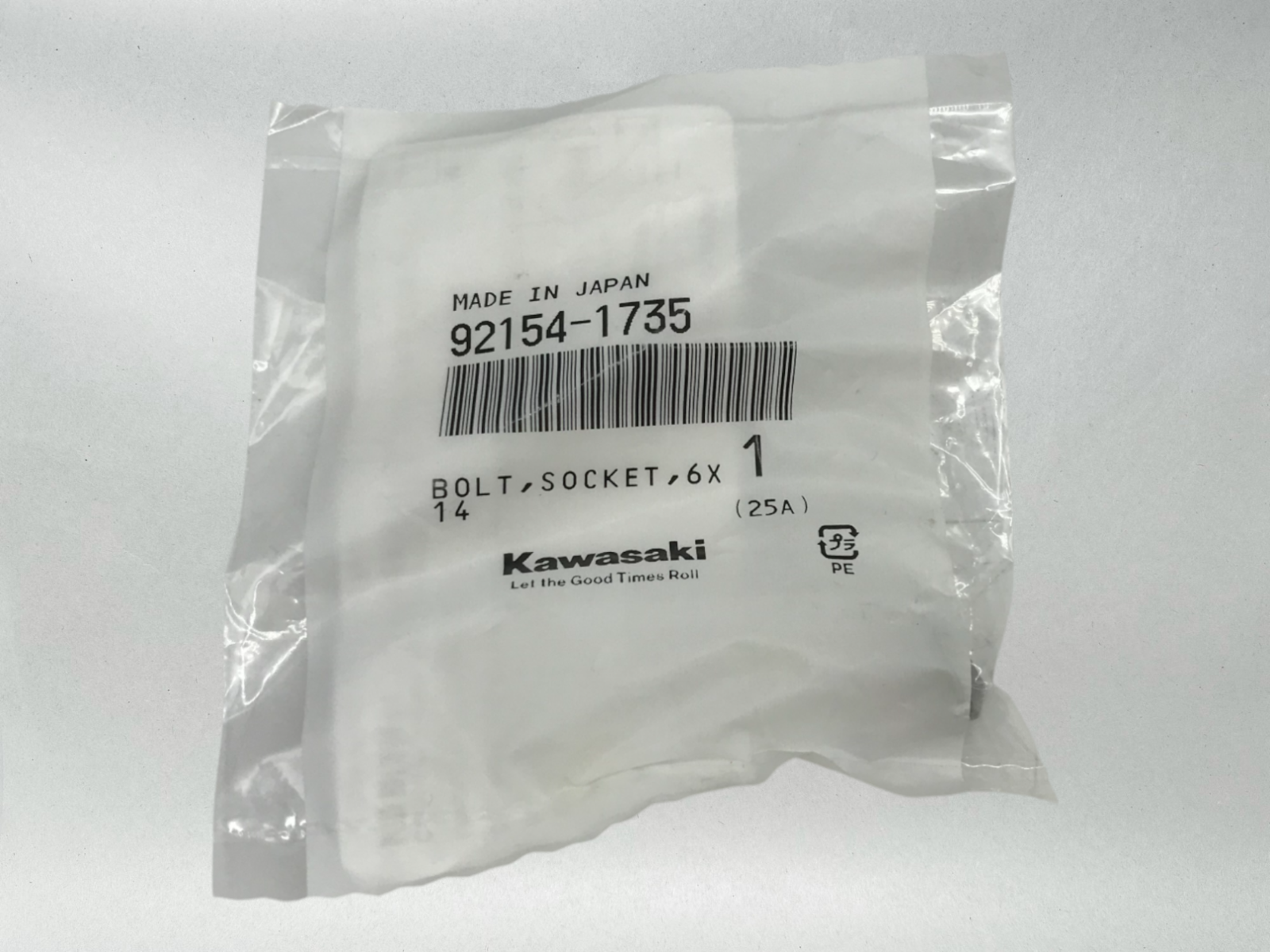 kawasaki Genuine OEM Authentic BoltSocket6x14 92154-1735