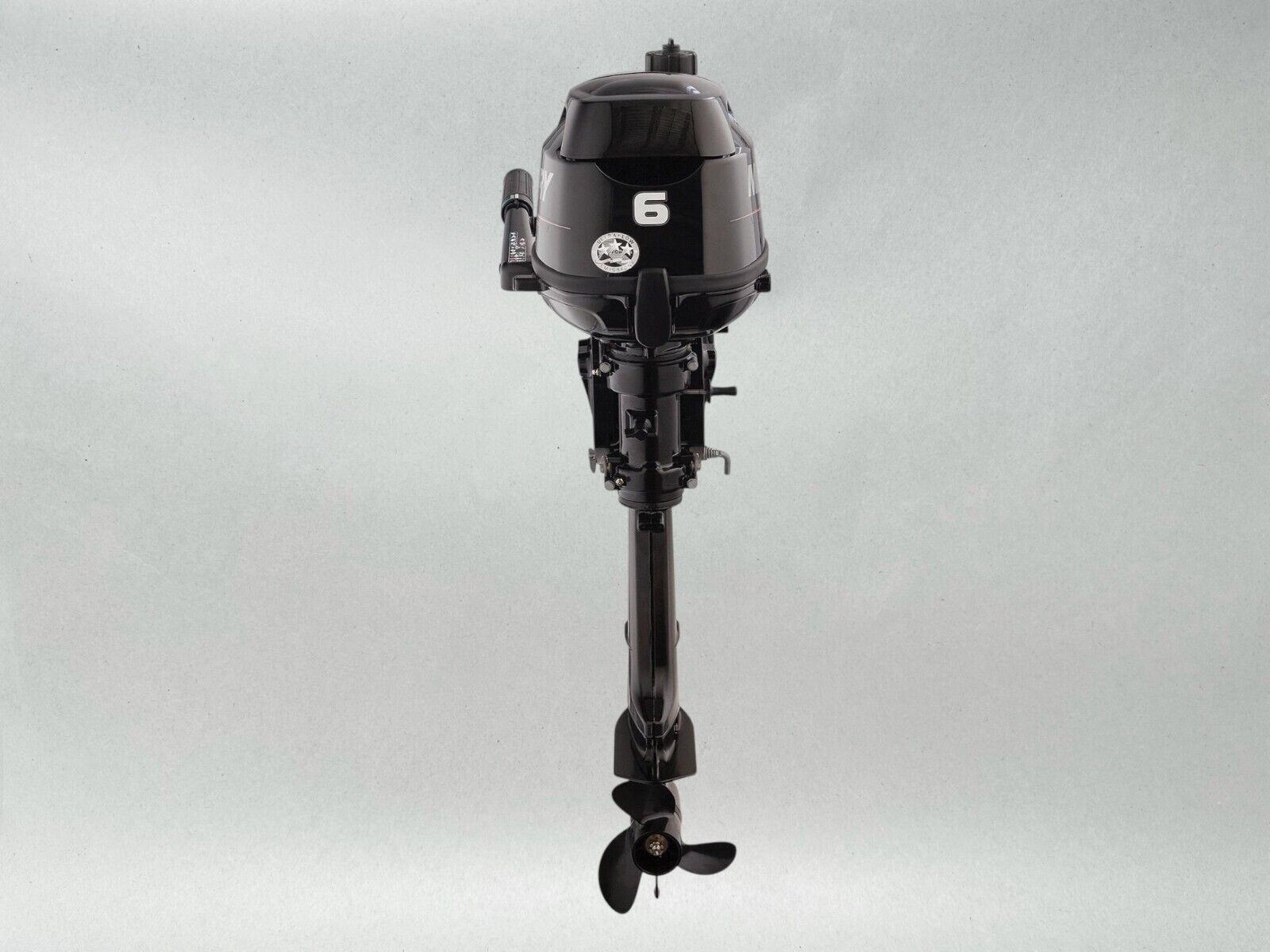 Mercury 6hp Tiller FourStroke Outboard Motor, 15" Shaft Model ME 6MH