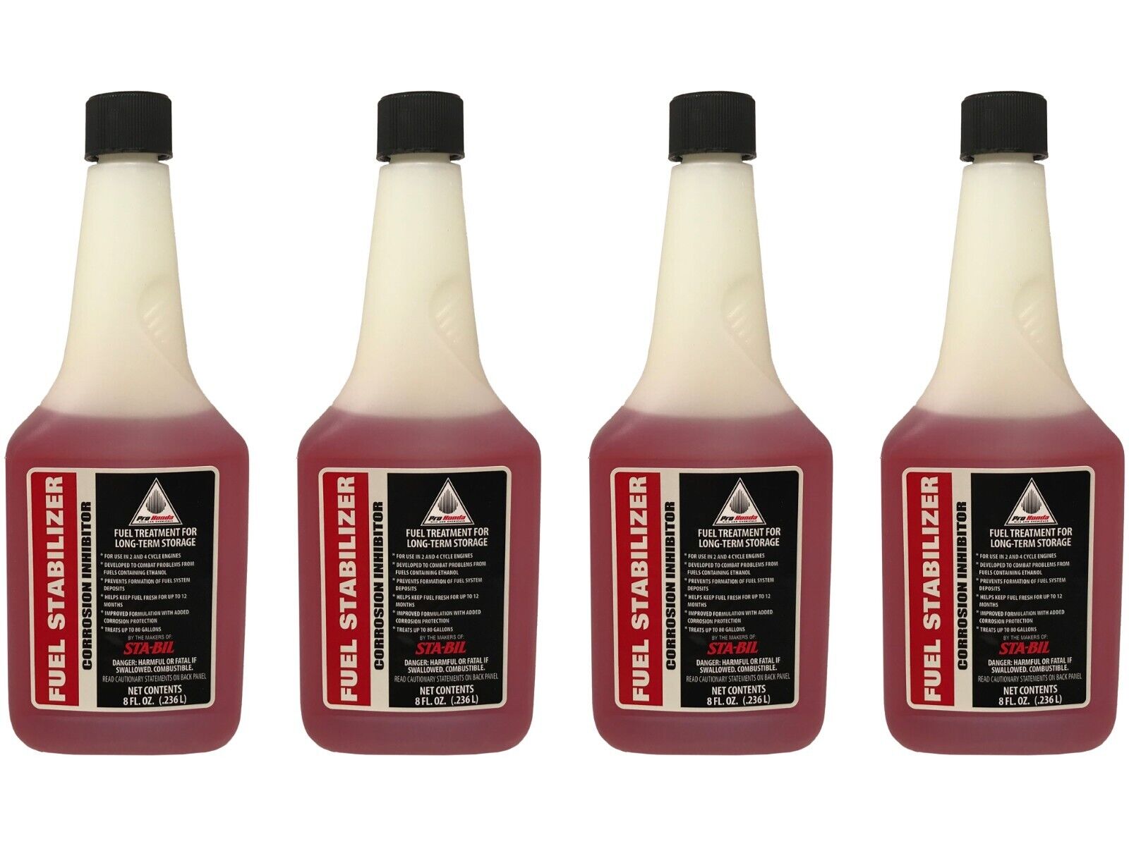 Honda Genuine OEM Fuel Stabilizer & Corrosion Inhibitor 08732-0800 - 4 Pack