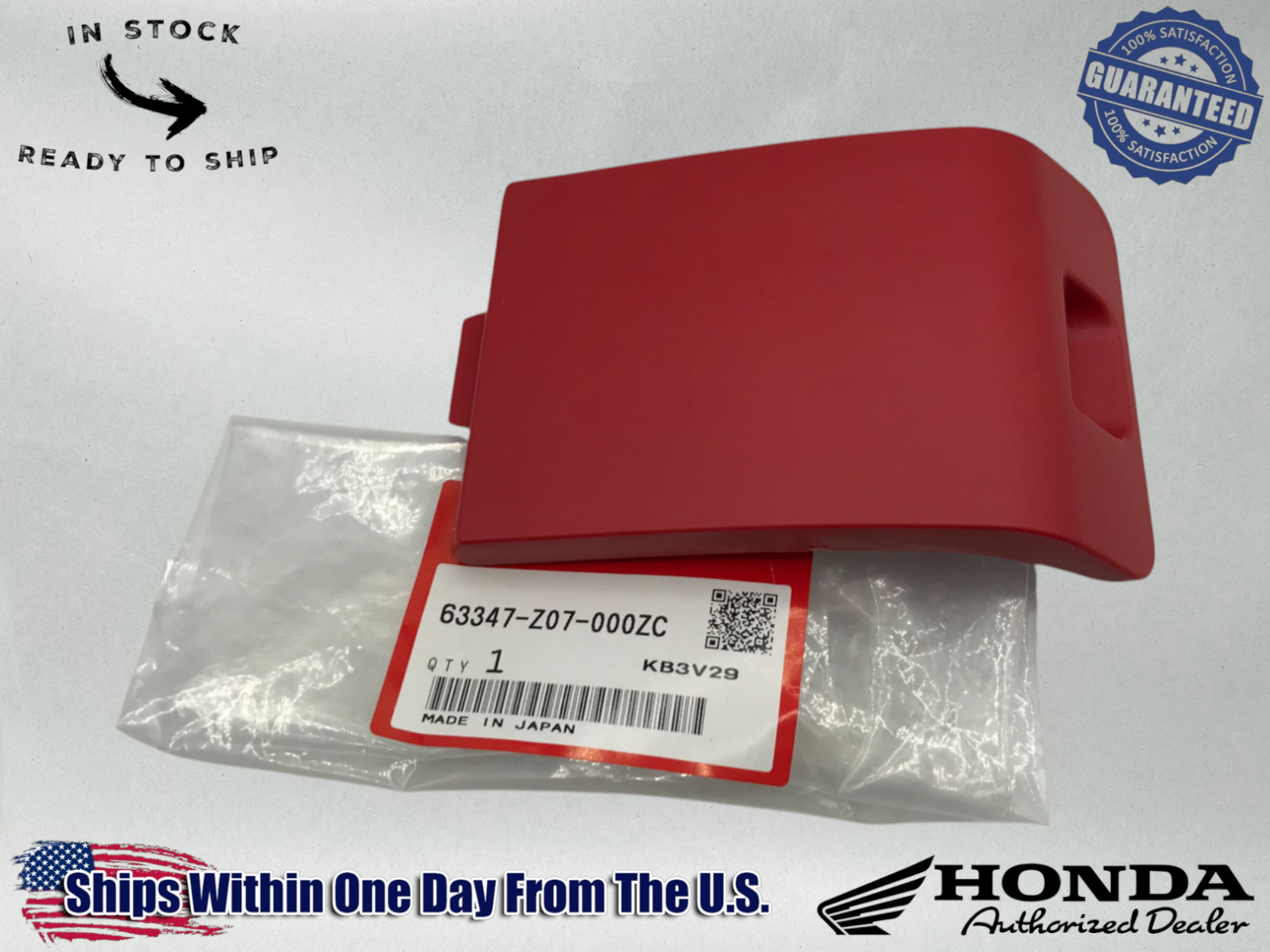 Honda Genuine OEM Spark Plug Cover EB2000 EB2200 EU2000 EU2200 63347-Z07-000ZC