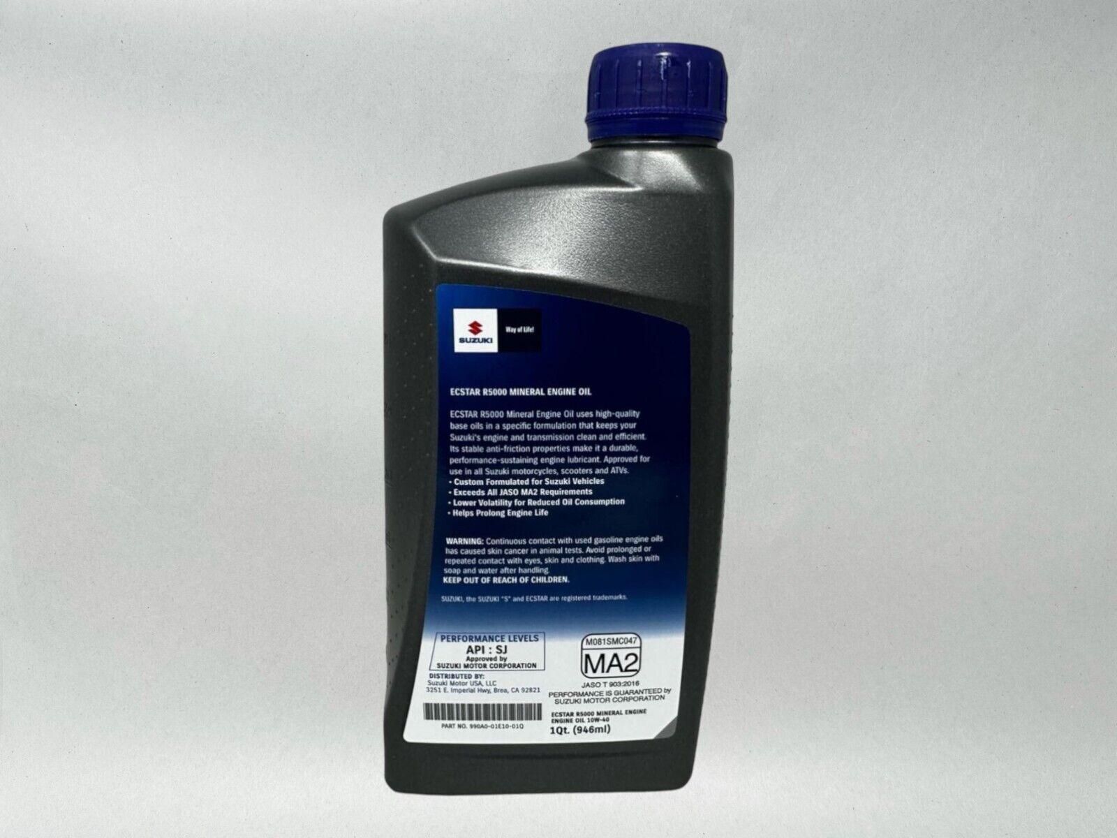Cyclemax Std 10W40 R5000 Transmission Oil TuneUp Kit for 1996-2000 Suzuki RM125