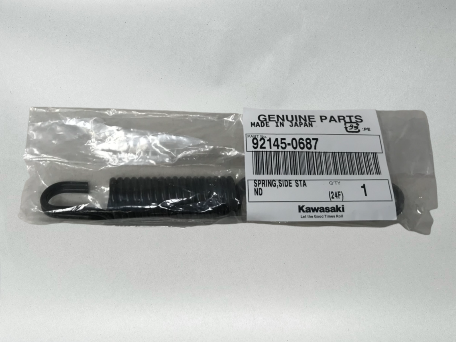 Kawasaki OEM Vulcan 1996 - 2024 Kick Stand Tension Spring 92145-0687