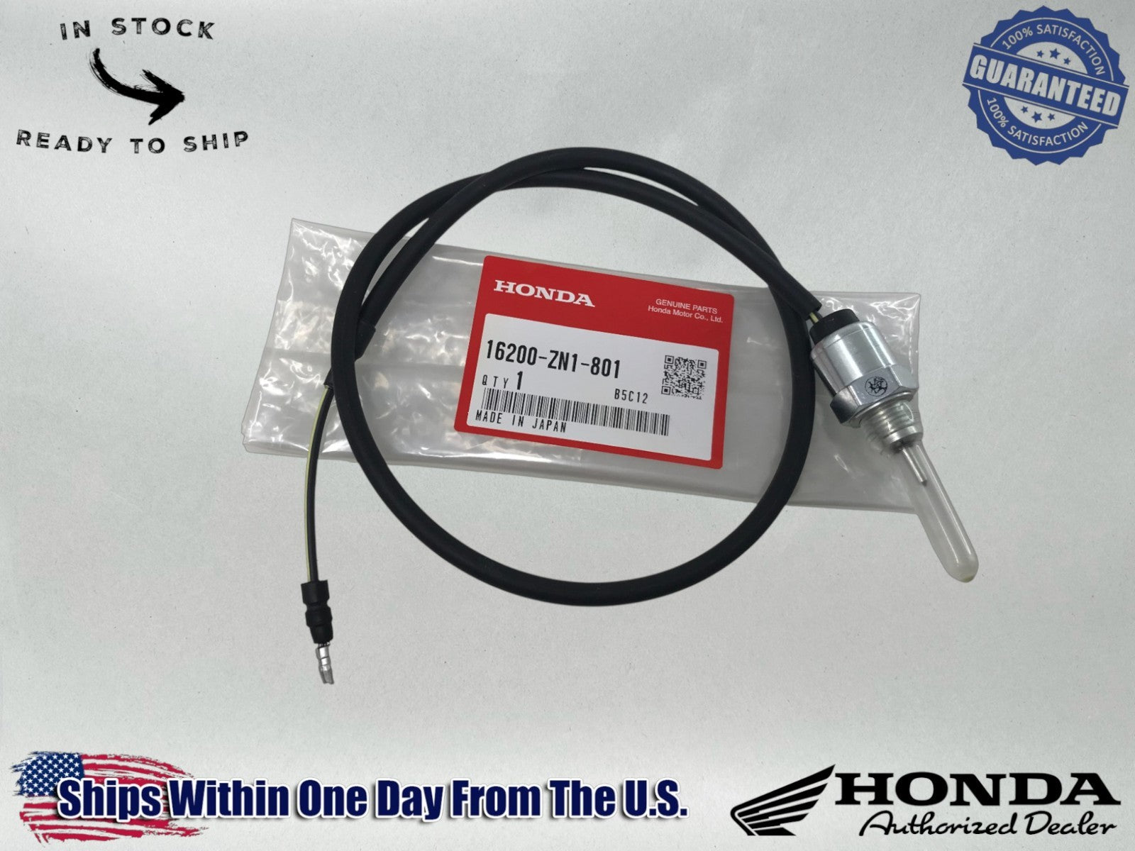 Honda Genuine OEM Authentic 16200-ZN1-801 Valve Solenoid