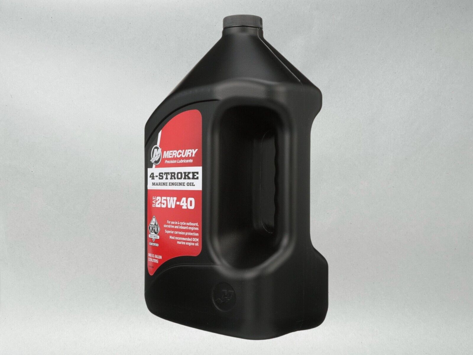 Mercury OEM SAE 25W-40 4-Stroke Marine Engine Oil 1 Gallon 8M0078628-2PACK