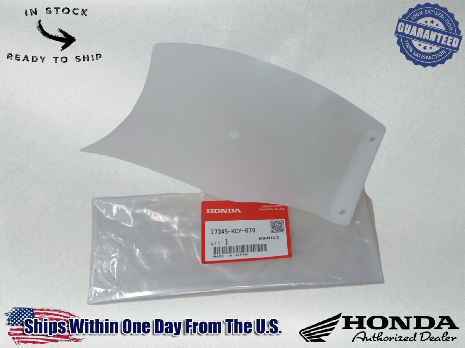Honda Genuine OEM Authentic Rear Shock Splash Mud Guard 17245-KCY-670