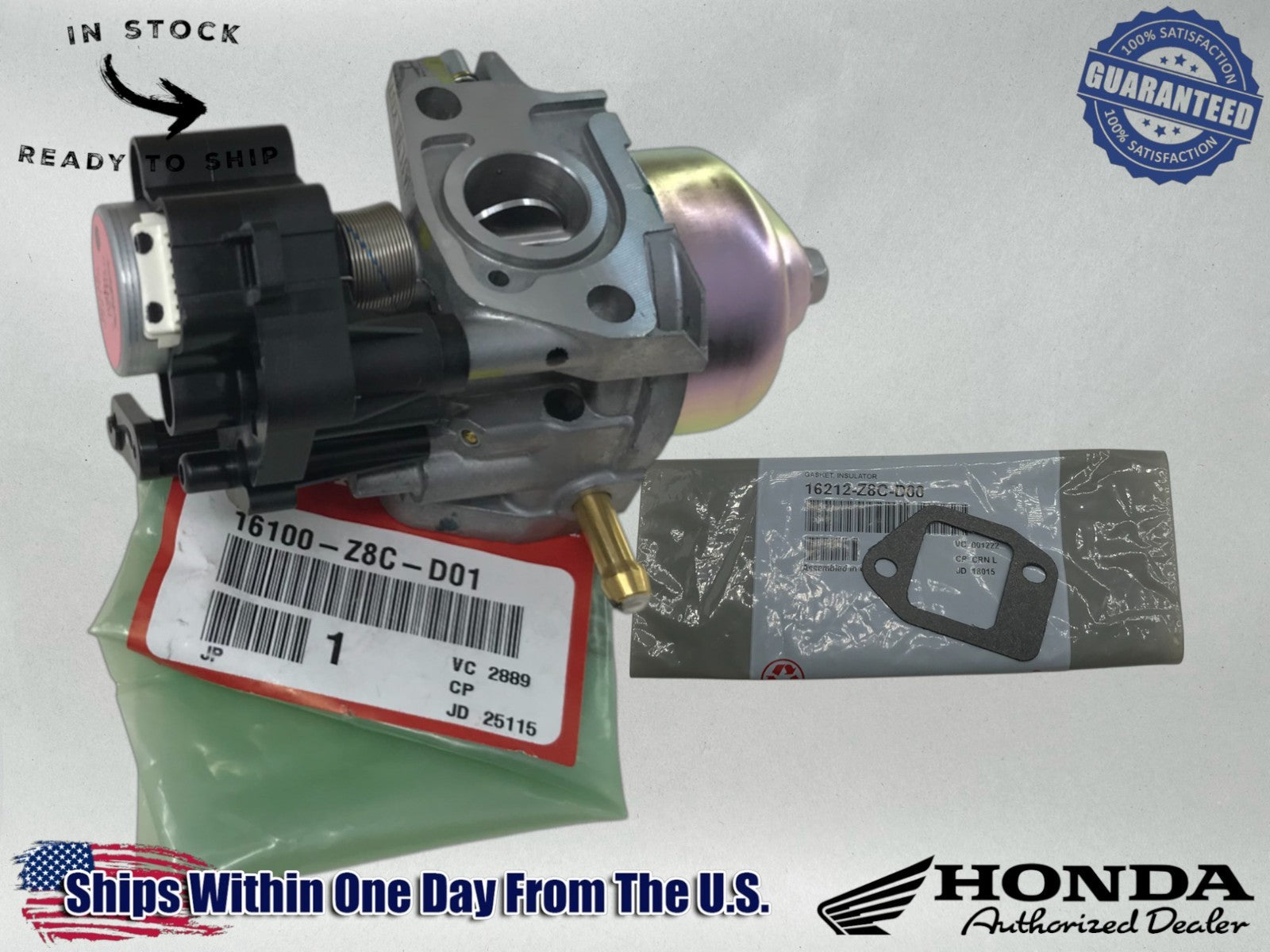 Honda Genuine OEM Authentic Carburetor EB2800I EG2800I GENERATOR CARB