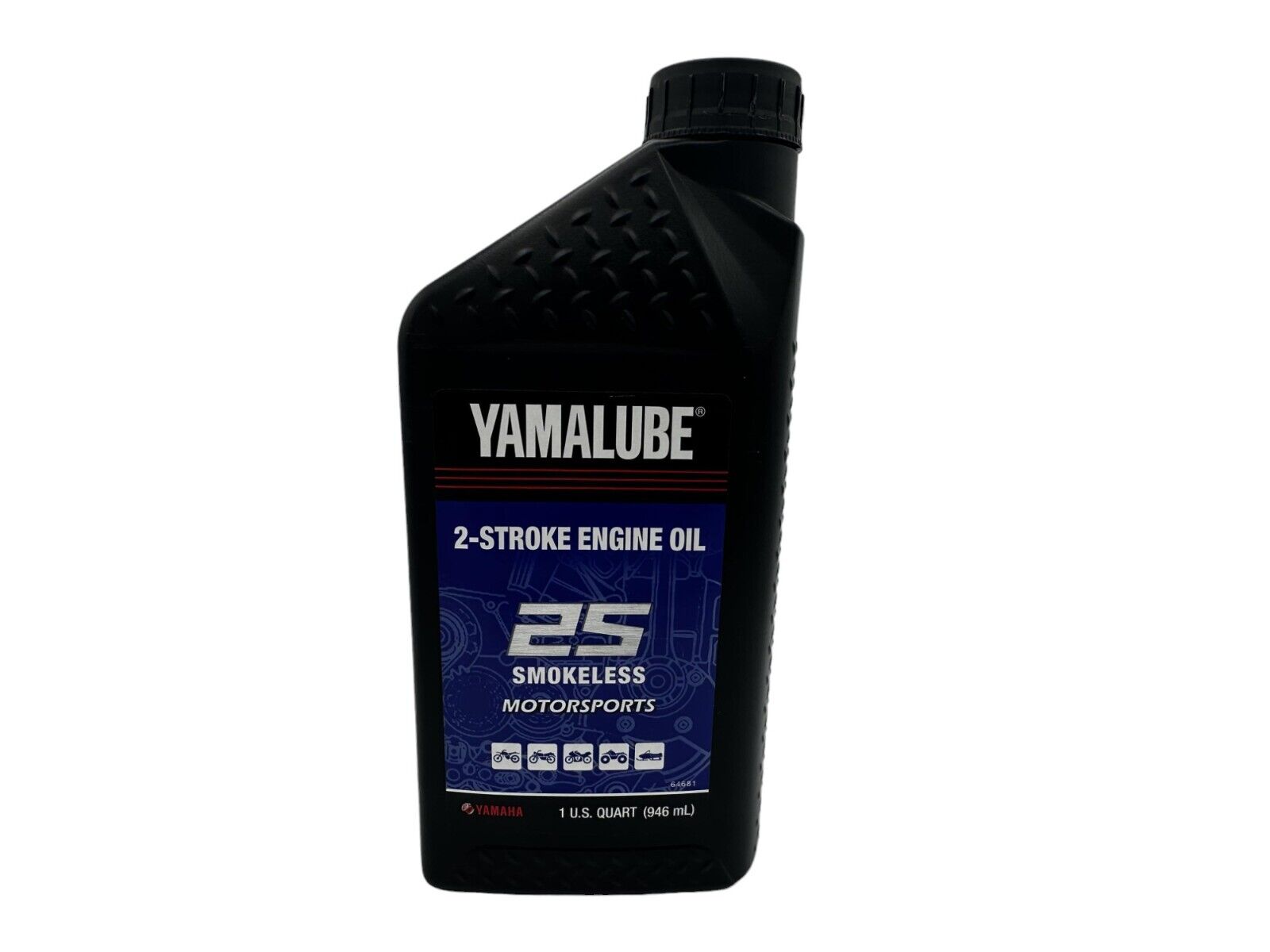 Yamaha Genuine OEM All-Purpose 2-Stroke Engine Oil LUB-2STRK-S1-12 - 3 Pack