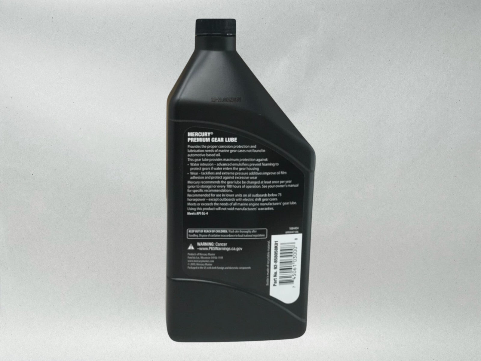 Mercury OEM Premium Gear Lube SAE 80W90 Quarts 92-858058K01 2 Pack