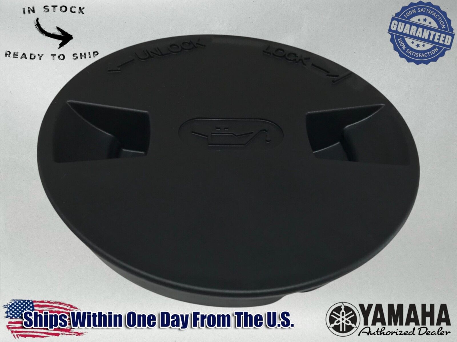 Yamaha Genuine OEM Authentic OIL DIPSTICK ACCESS COVER LID 1HP-F8239-00-00