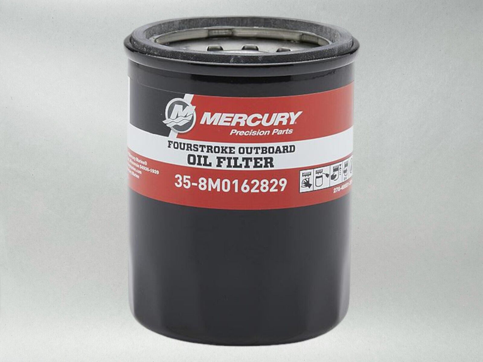 Mercury OEM Outboard Oil Filter for Mercury 25-115hp 8M0162829-2PACK