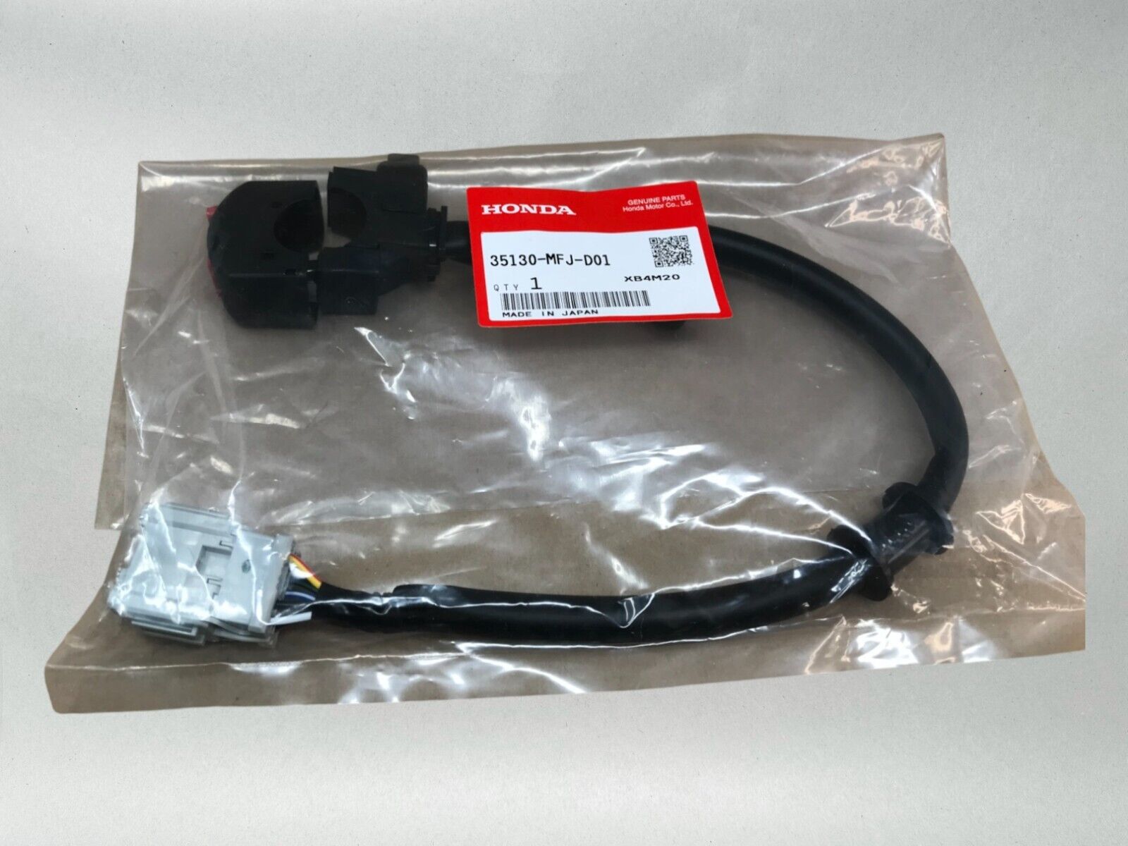 Honda OEM Engine Stop Kill Switch 2007-2012 CBR600RR / RA 35130-MFJ-D01