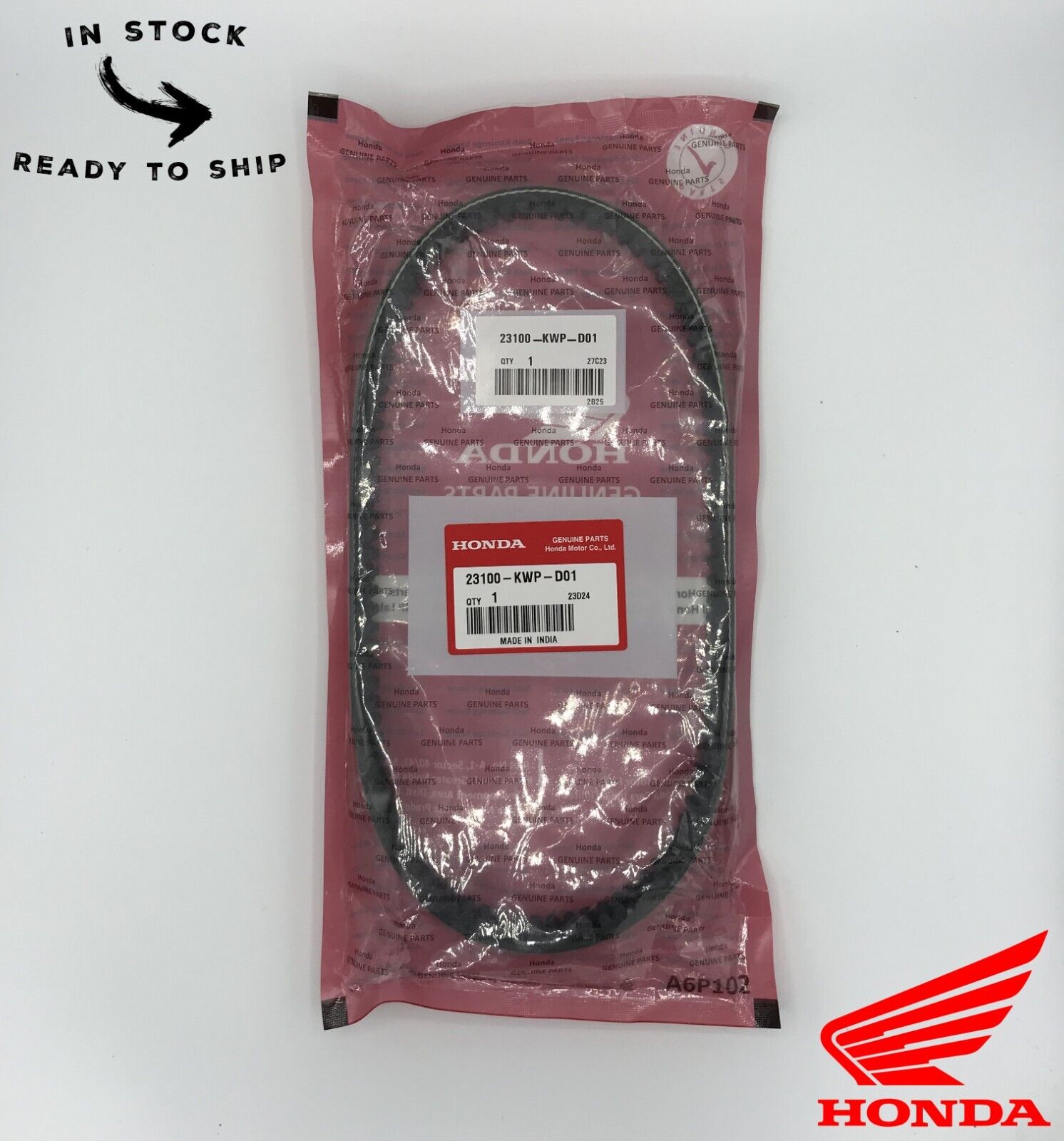 Genuine OEM Honda Drive Belt 23100-KWP-D01
