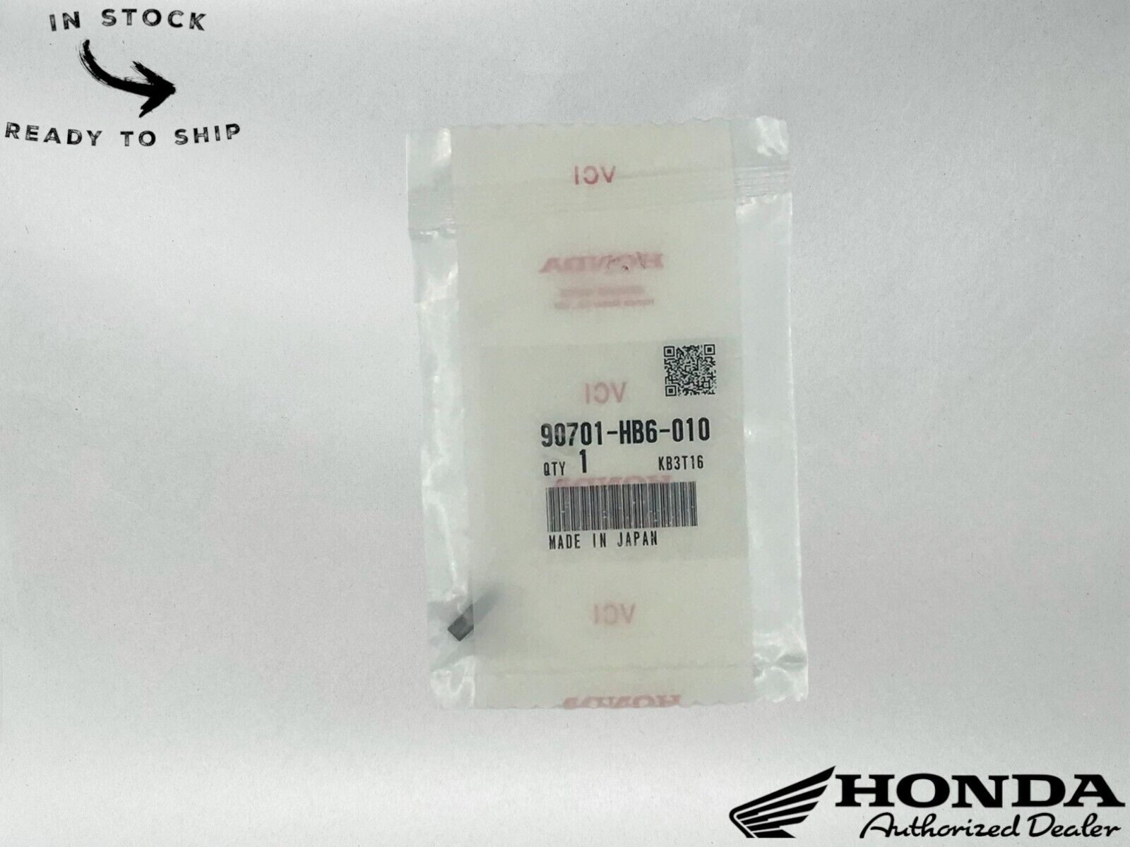 Honda Genuine OEM Woodruff Key 90701-HB6-010