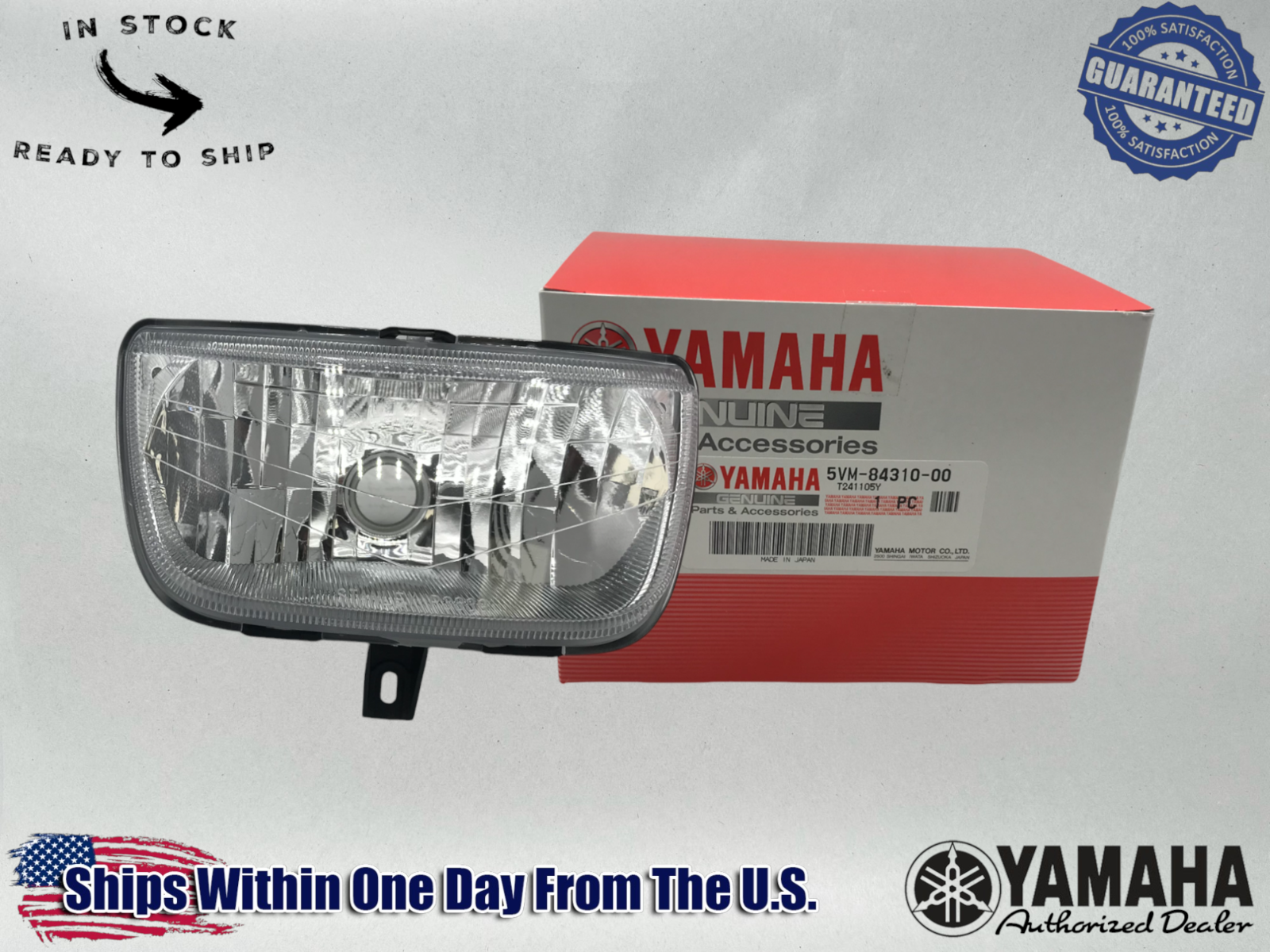 Yamaha Genuine OEM Blaster 200 YFS200 Front HeadLight Head Light 5VM-84310-00-00