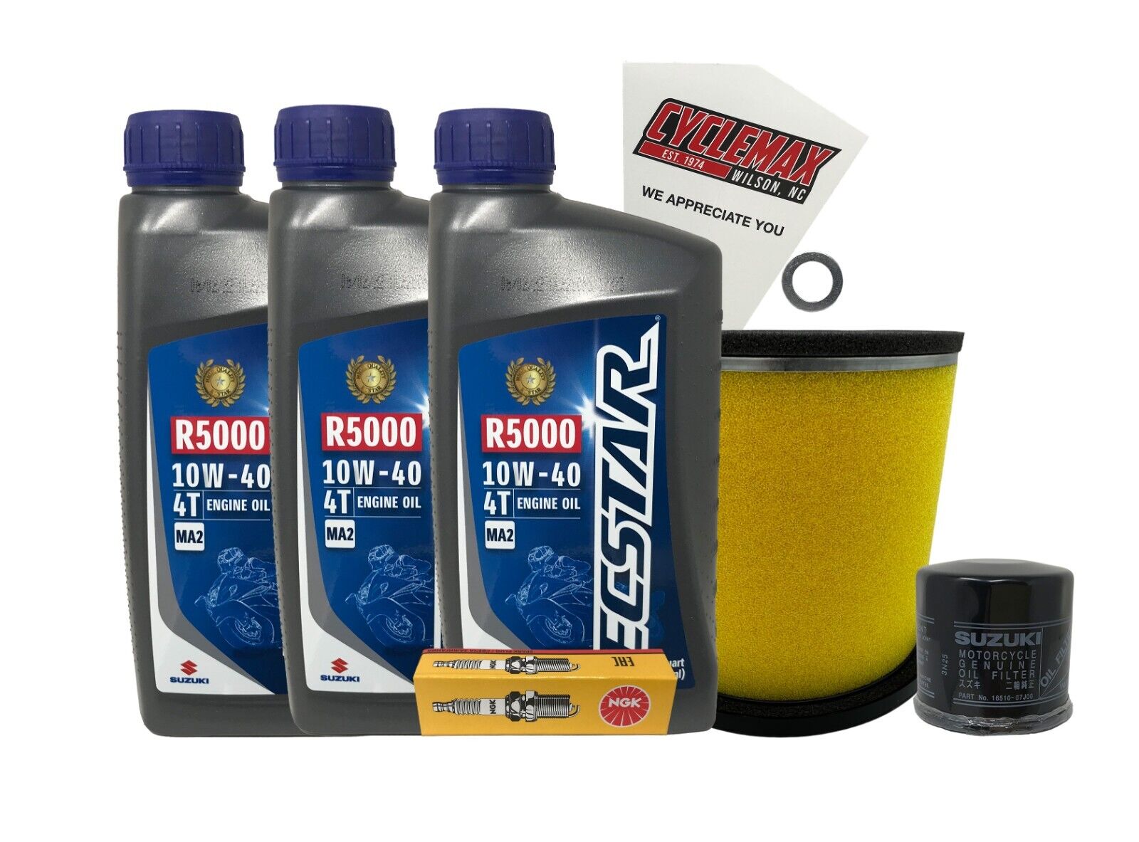 Cyclemax Standard Tune Up Kit w/ Spark Plug fits 2009-2014 Suzuki LT-A500