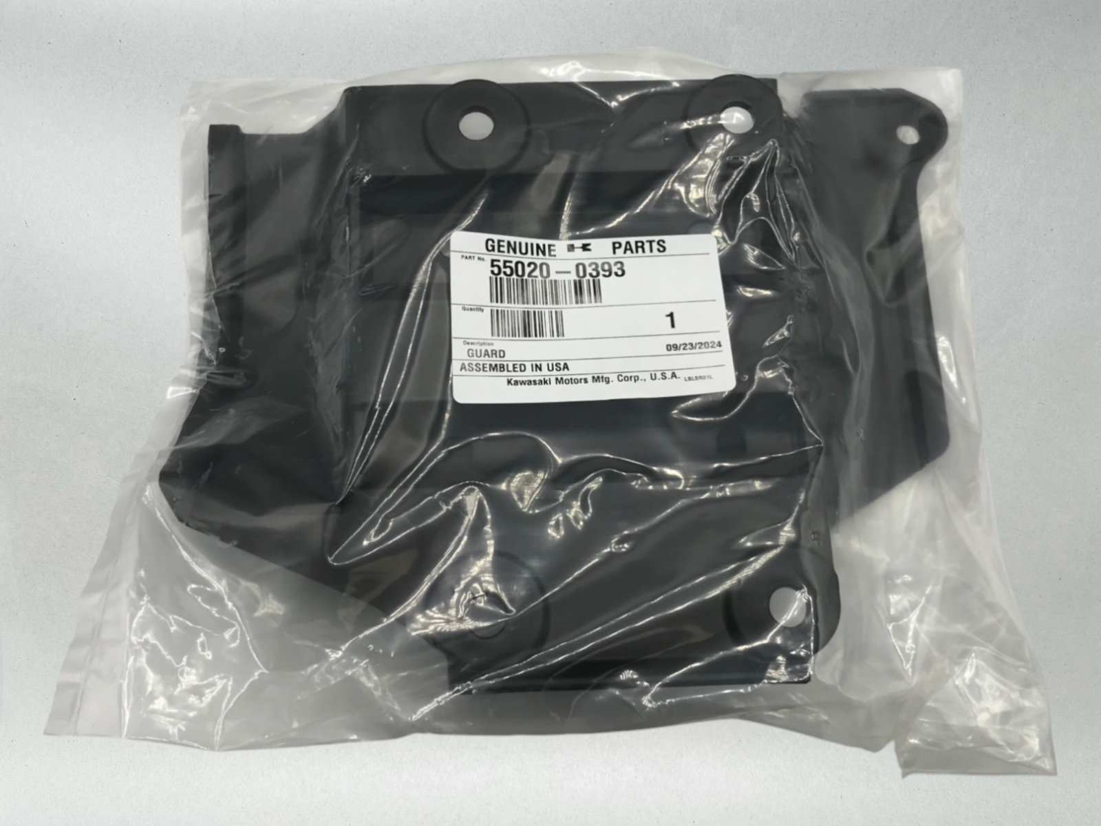 Kawasaki OEM 08-14 KFX450R SWINGARM GUARD SHIELD KFX 450R SKID PLATE 55020-0393