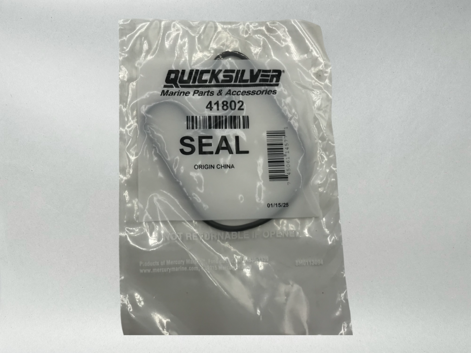 Mercury OEM Alpha Bravo Exhaust Y-Pipe to Gimbal Seal Gasket O-ring 41802