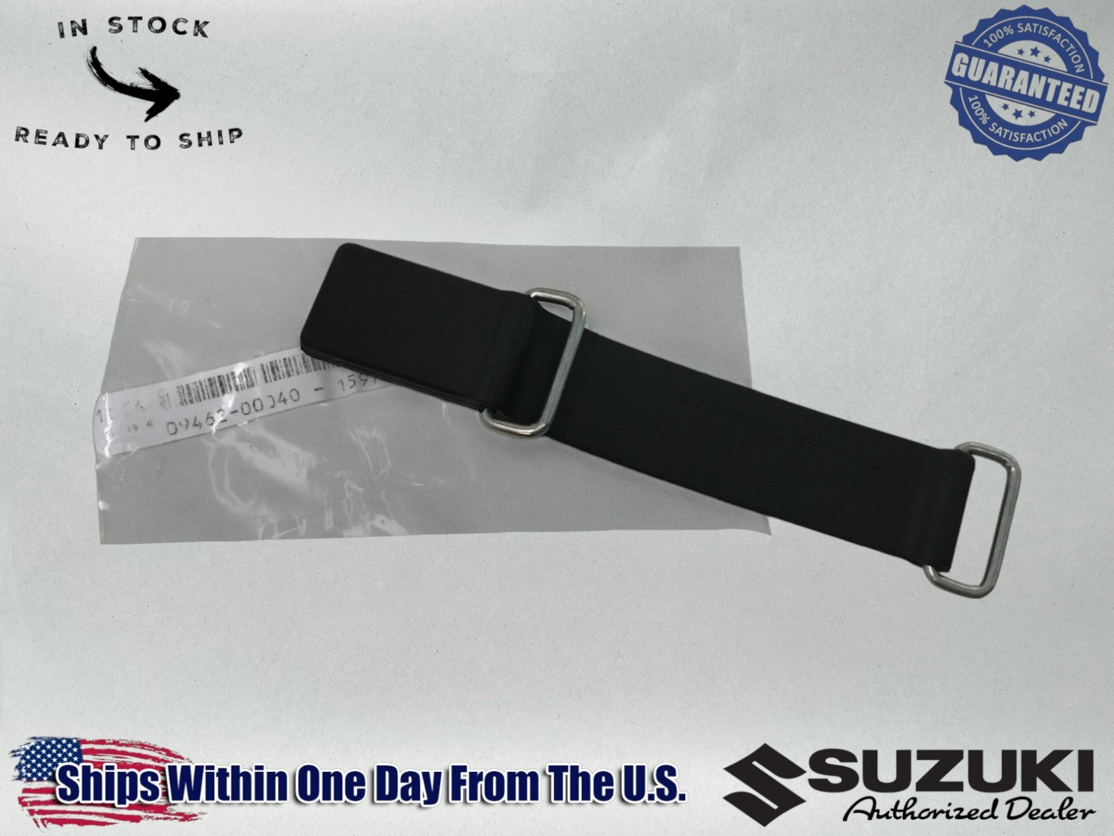 Suzuki Genuine OEM Oil Tank Band TS90, TC90, TS50, TS75, TM75, AHRMA 09462-00040