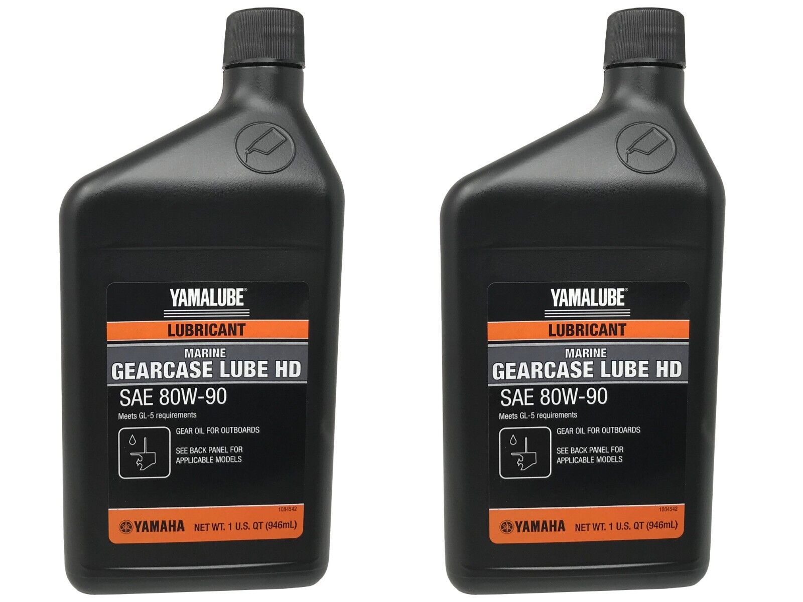 Yamaha Genuine OEM Gearcase Lube HD ACC-GLUBE-HD-QT - 2 Pack