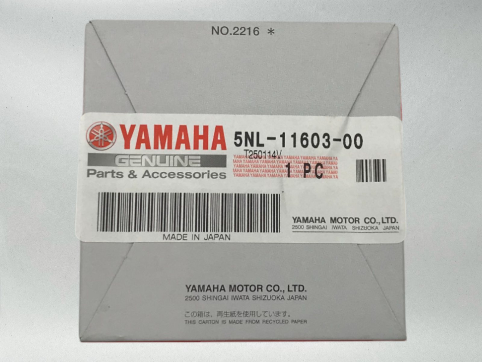 Yamaha Genuine OEM 2001-11 YZ250F YZ WR 250F PISTON RING SET 5NL-11603-00-00