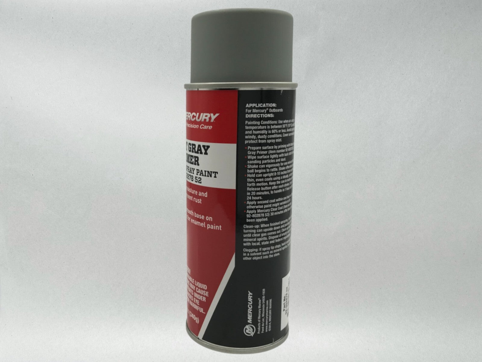 Mercury Genuine OEM Light Grey Primer Spray Paint 12 OZ 92-80287852 2 Pack