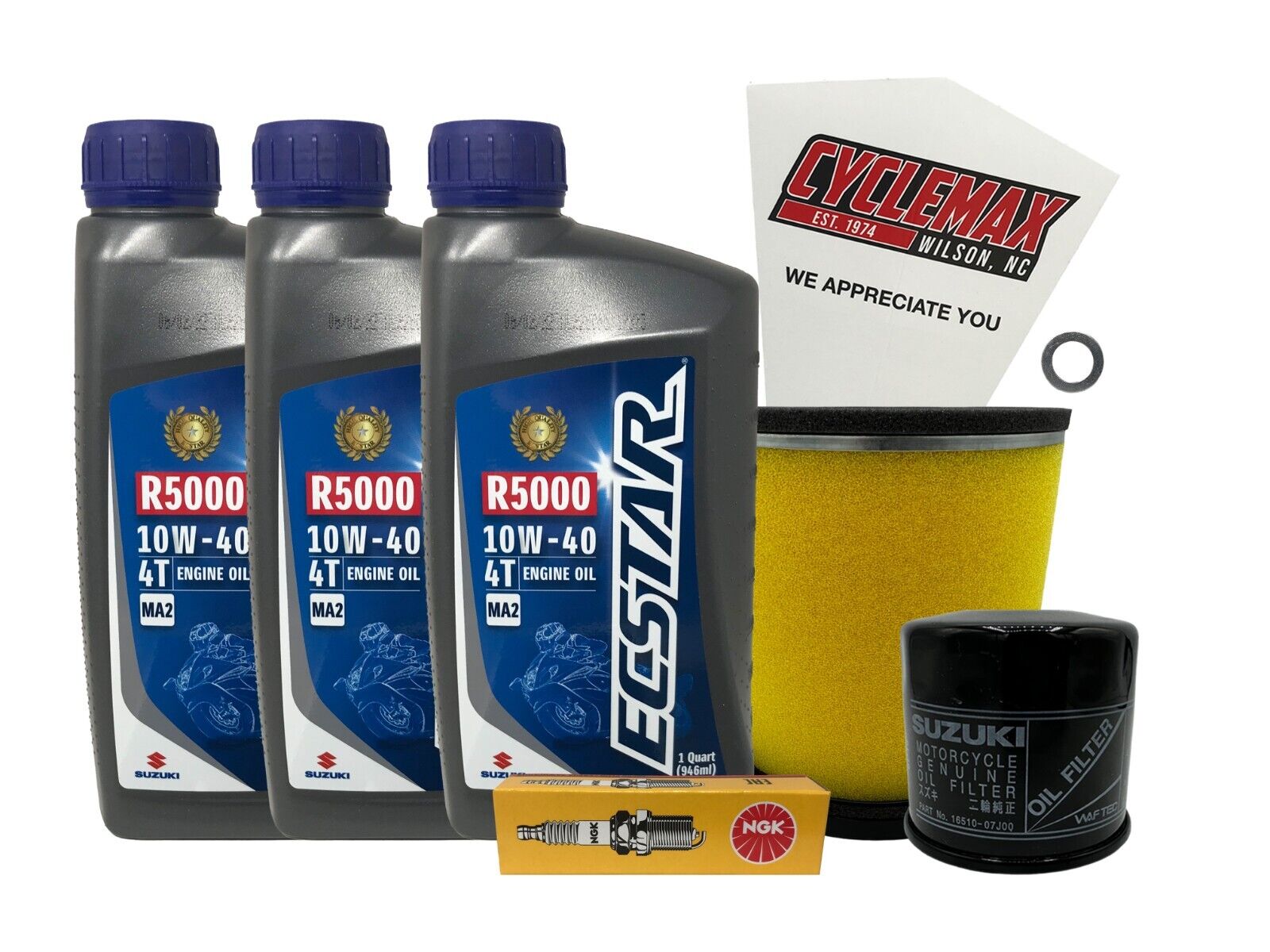 Cyclemax Standard Tune Up Kit w/ Spark Plug fits 2007-2010 Suzuki LT-A450