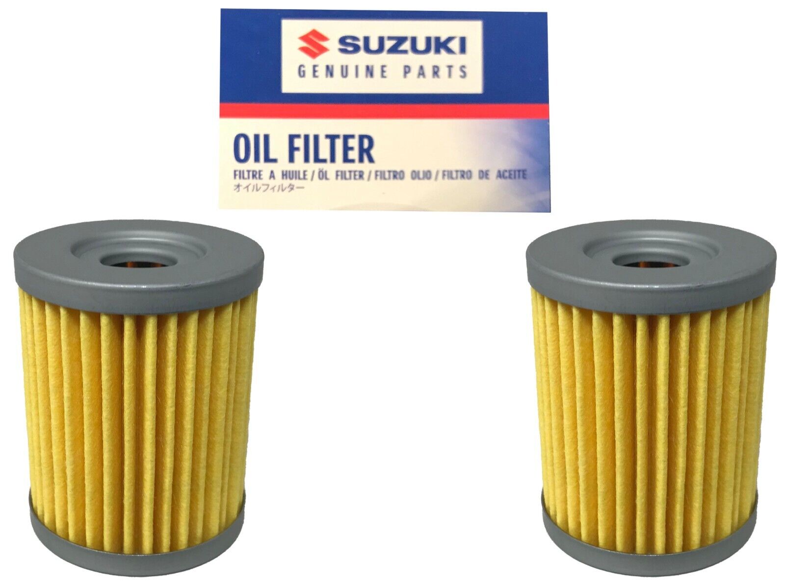 Suzuki Genuine OEM Oil filter 16510-25C00 2 Pack