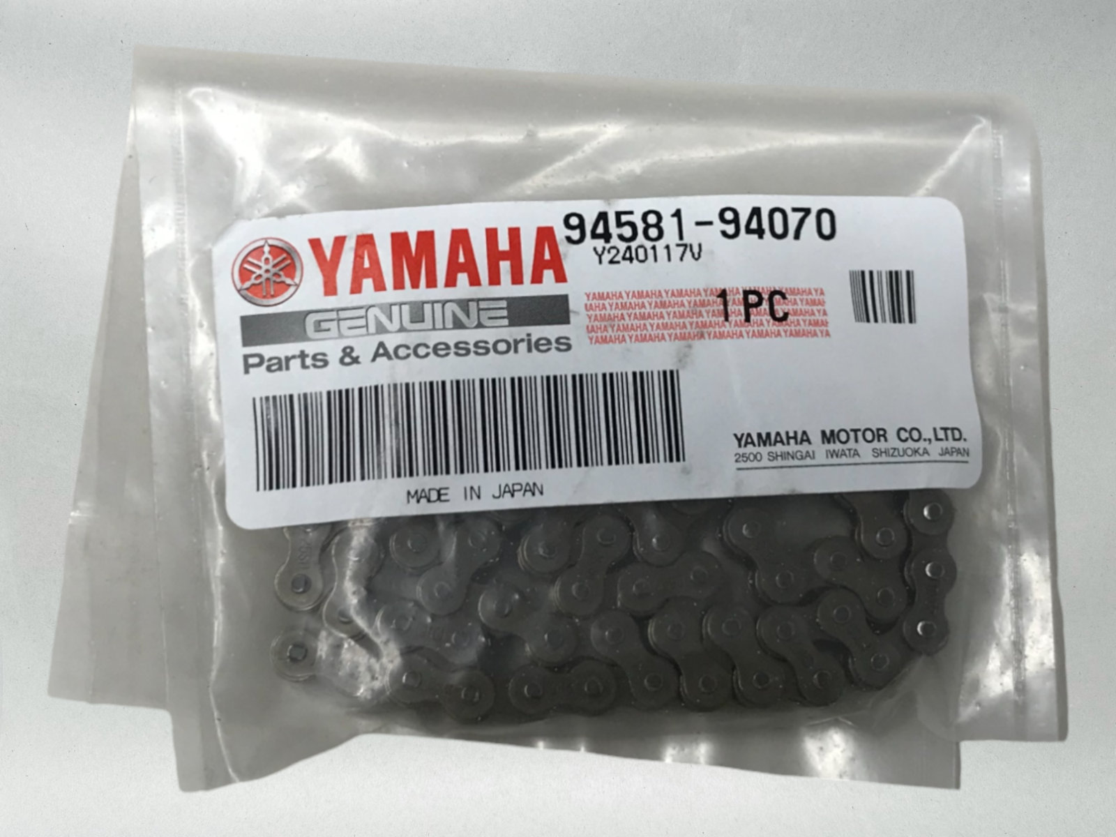 Yamaha Genuine OEM Authentic Oil Pump Chain 94581-94070-00