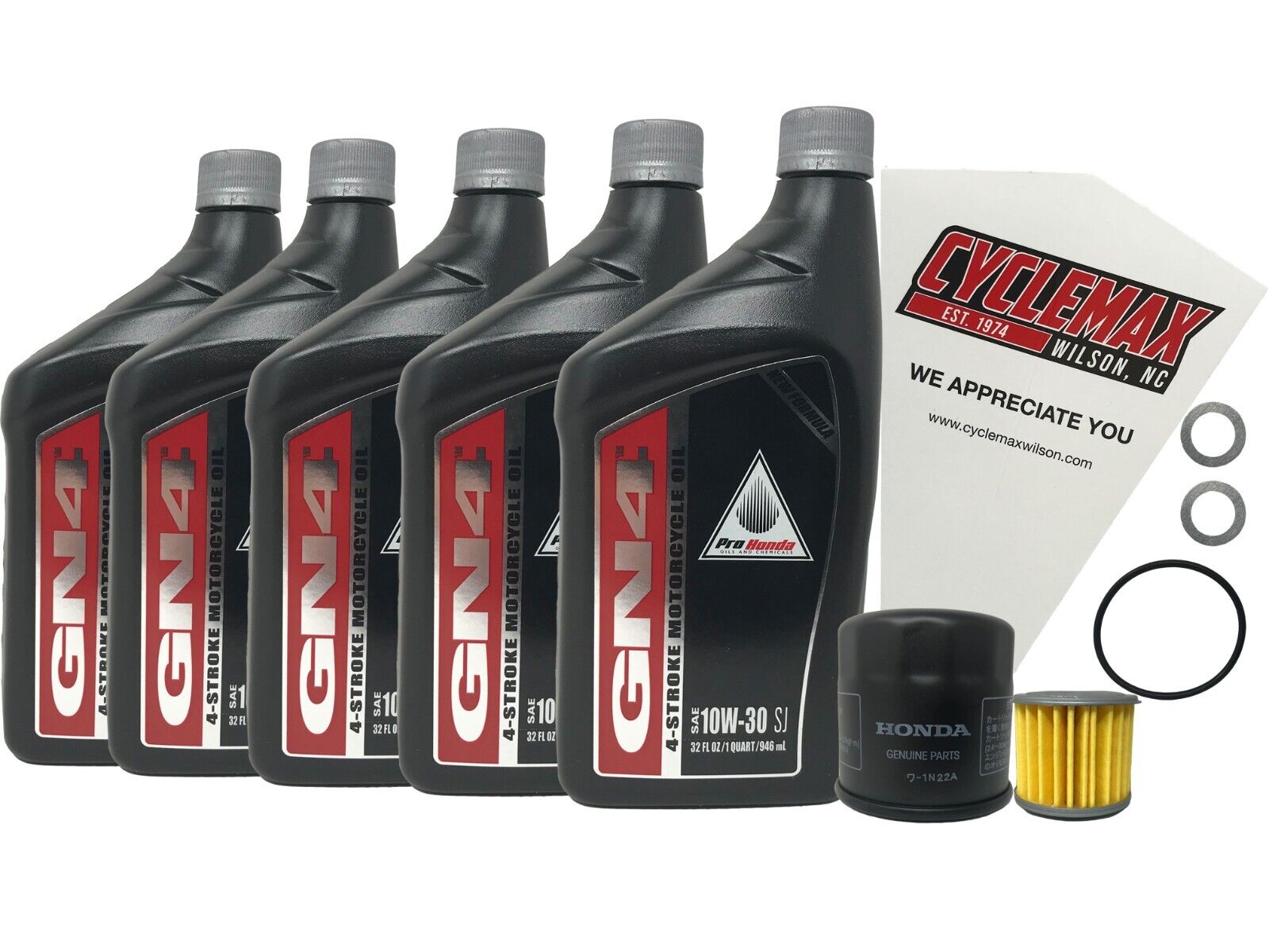 Cyclemax Genuine OEM 2016-2018 Honda Africa Twin CRF1000D DCT Oil Change Kit