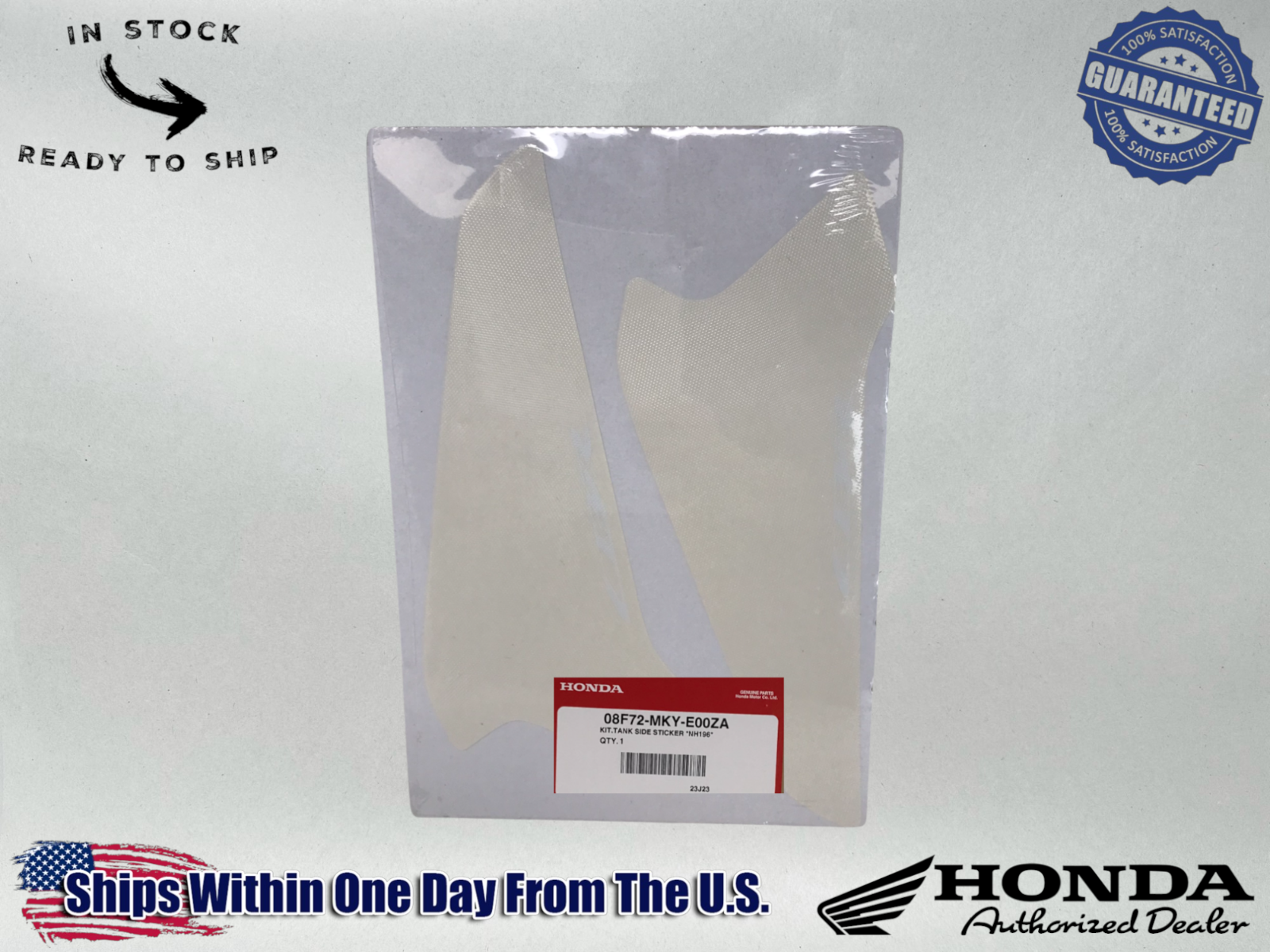 Honda Genuine OEM Authentic CBR650R Side Tank Protectors 08F72-MKY-E00ZA