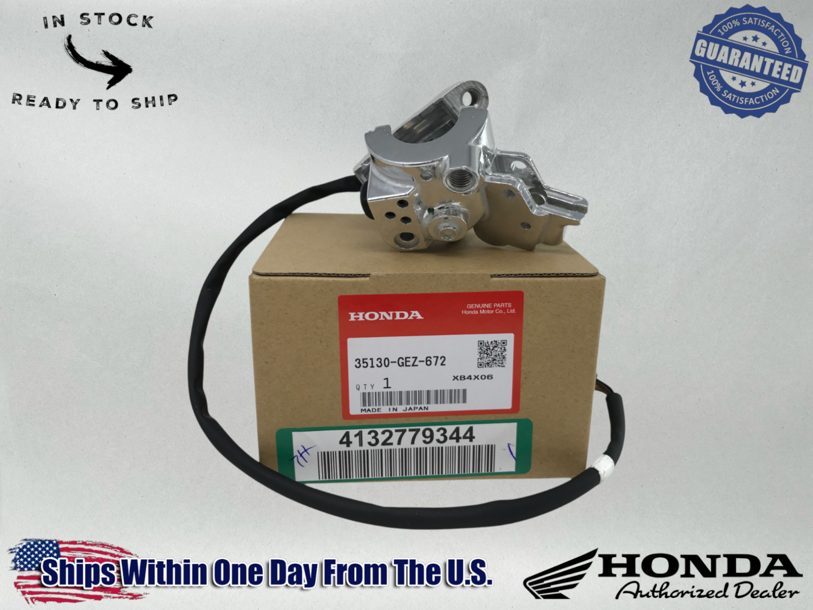 Honda OEM Starter Stop Switch 03-25 Ruckus NPS50/S Rt Engine Kill 35130-GEZ-672