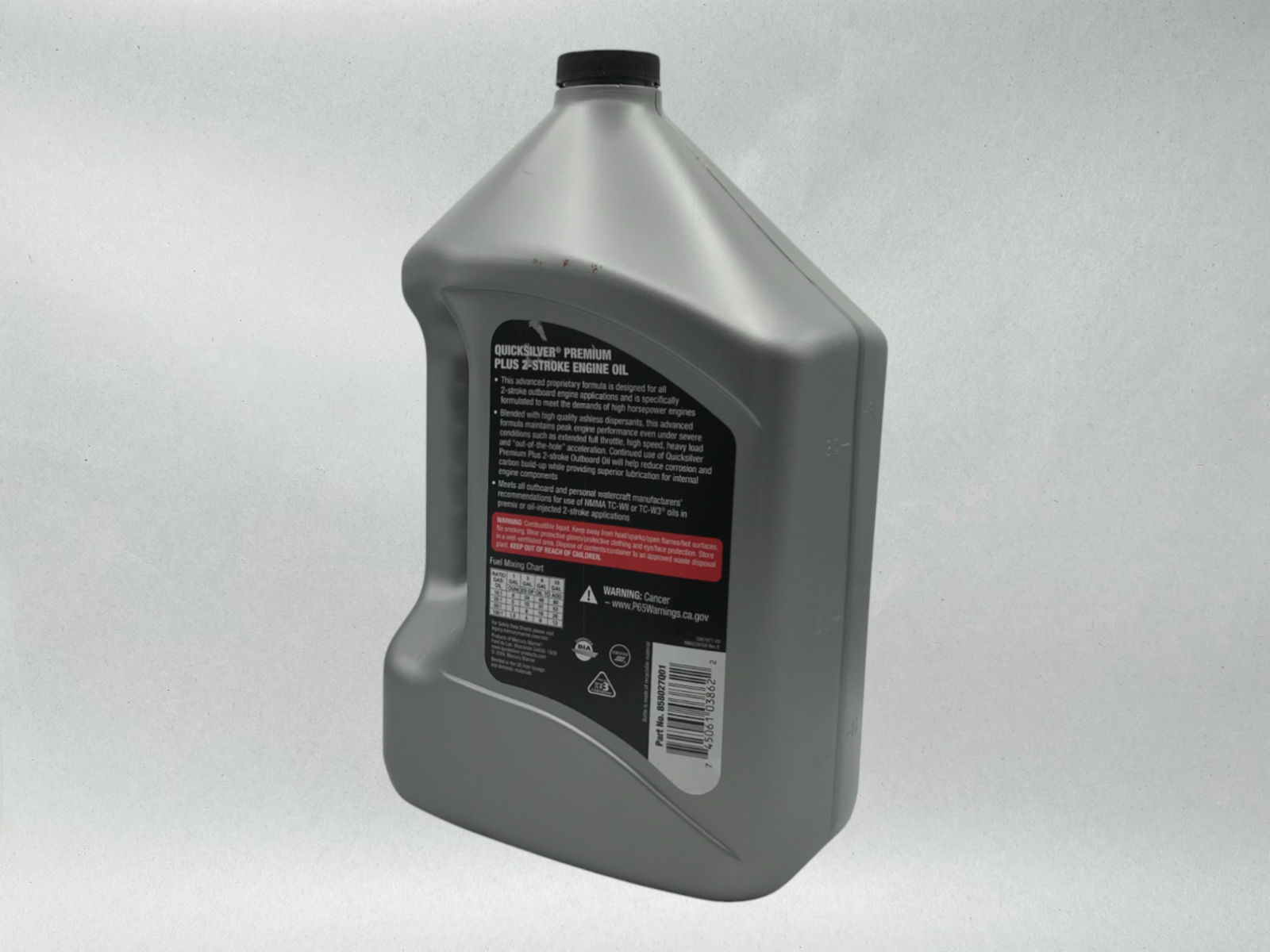 Quicksilver OEM Premium Plus 2-Stroke Semi Synthetic Oil Gallon 858027Q01