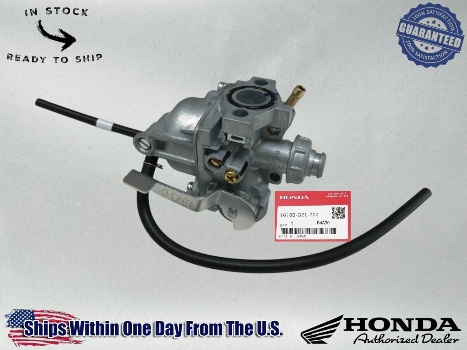Honda OEM 2001-23 XR50 CRF50 CARBURETOR KEIHIN CRF50F XR50R 16100-GEL-702