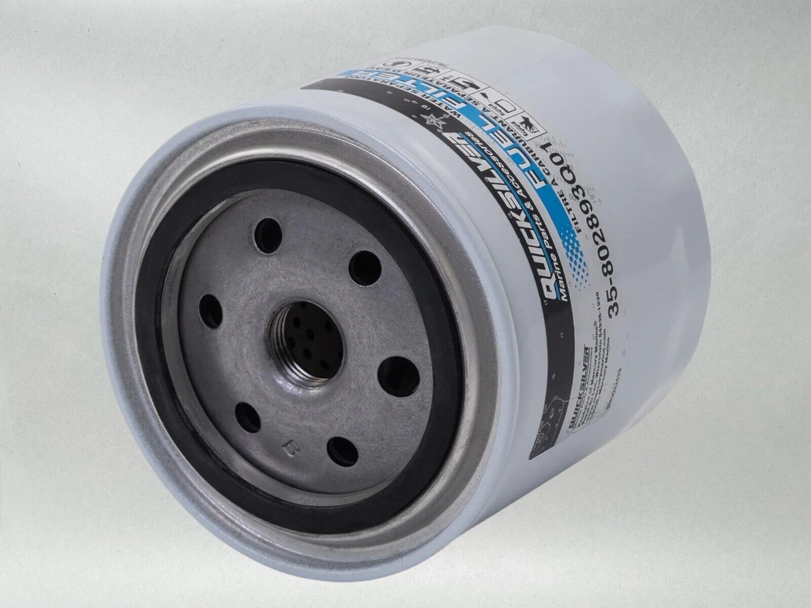 Quicksilver OEM Water Sep Fuel Filter Outboard and MerCruiser 802893Q01-4PACK