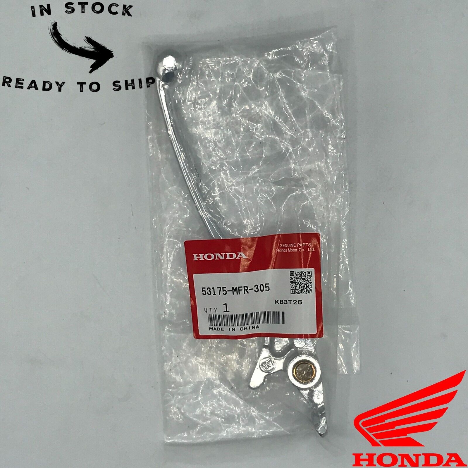 Genuine OEM Honda Front Brake Lever 53175-MFR-305