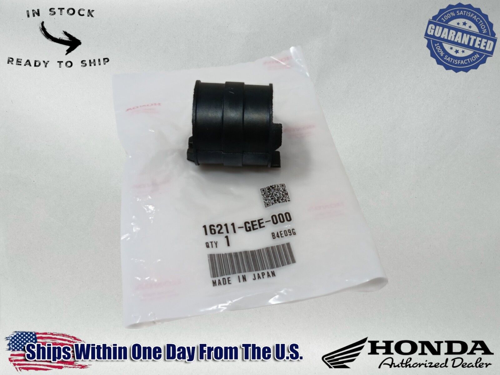 Honda Genuine OEM Authentic Ruckus 50 Nps50 Carburetor Insulator 16211-GEE-000