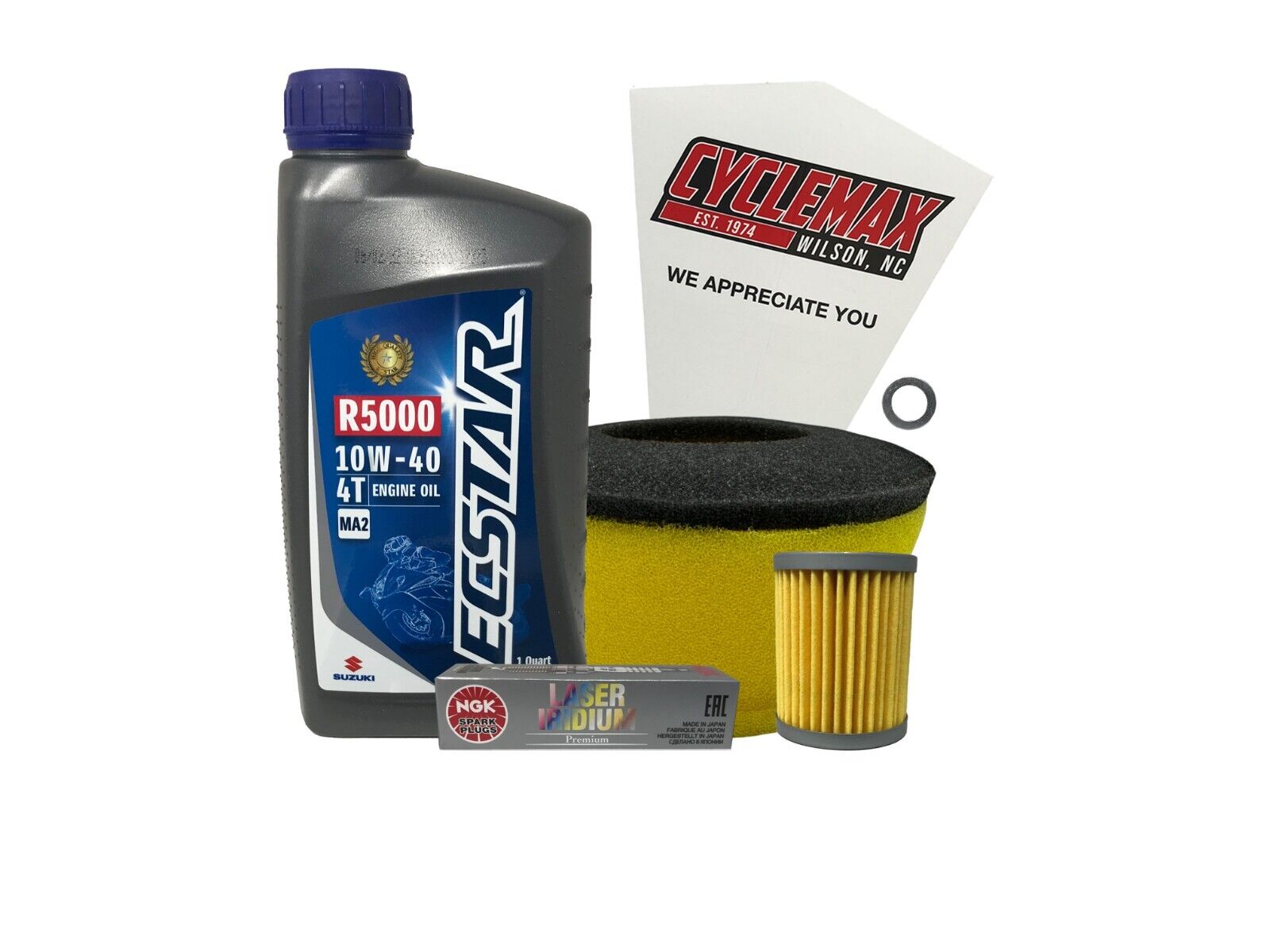 Cyclemax Standard Tune Up Kit w/ Spark Plug fits 2003-2022 Suzuki DR-Z125