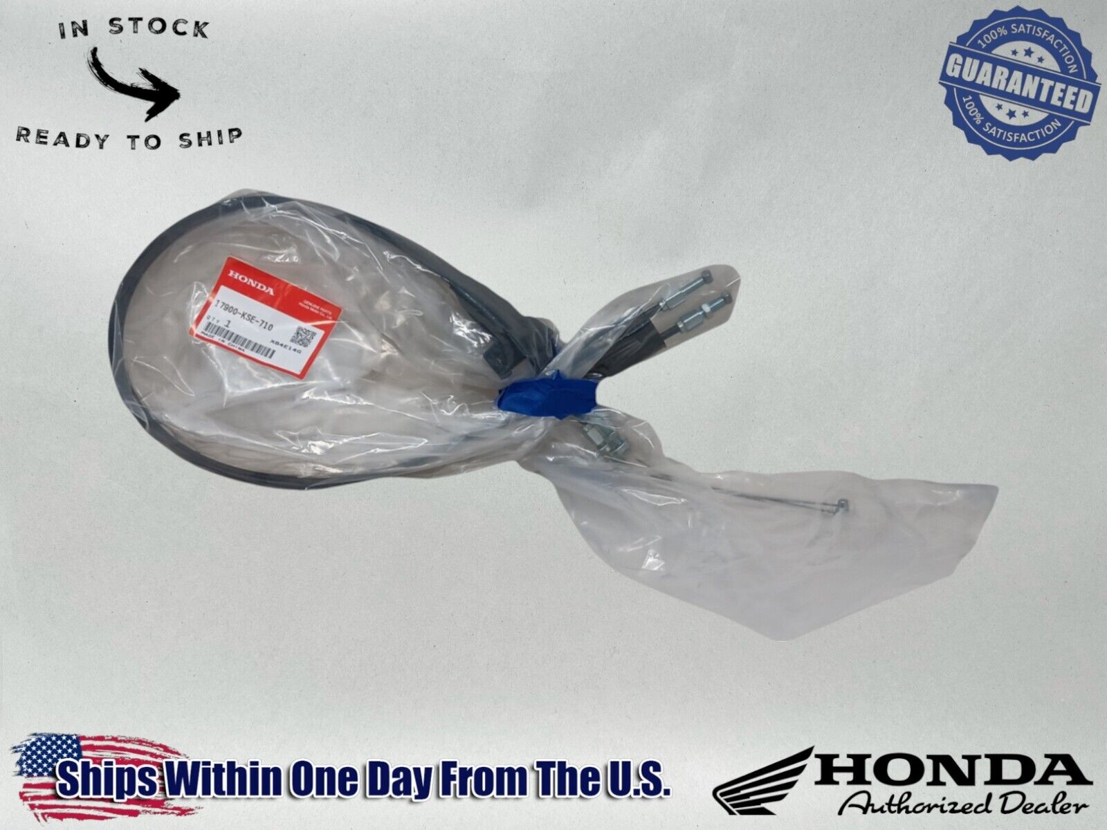 Honda Genuine OEM Authentic Throttle Cable 17900-KSE-710