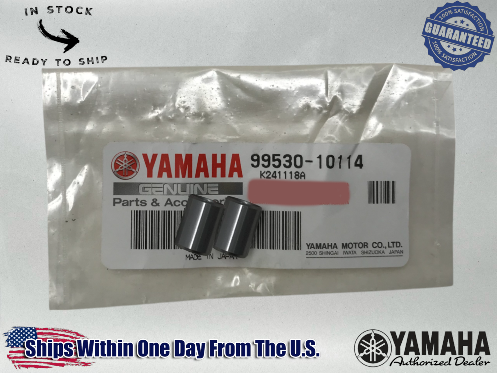 Yamaha Genuine OEM Authentic Dowel Pin Cylinder Banshee Blaster (2) 99530-10114
